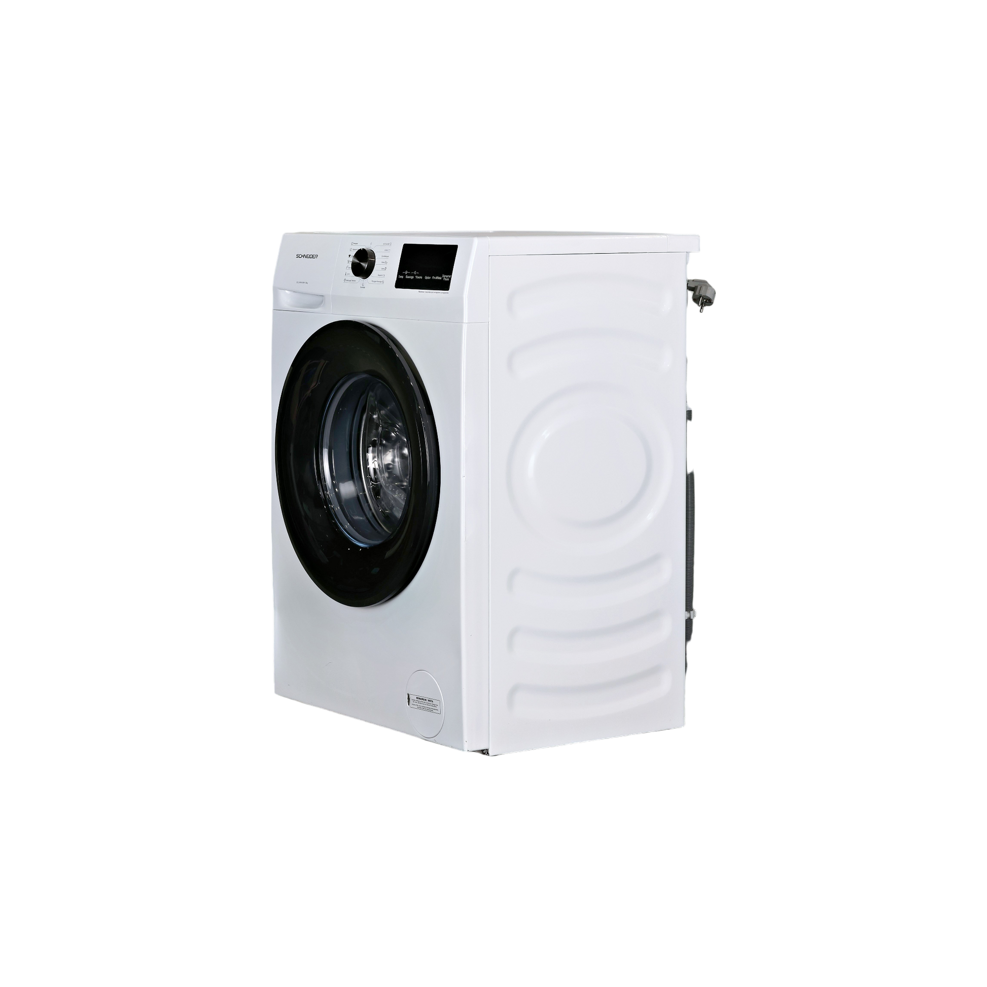 Lave-Linge Hublot 8 kg Reconditionné SCHNEIDER SCLLF814VAW : vue du côté gauche