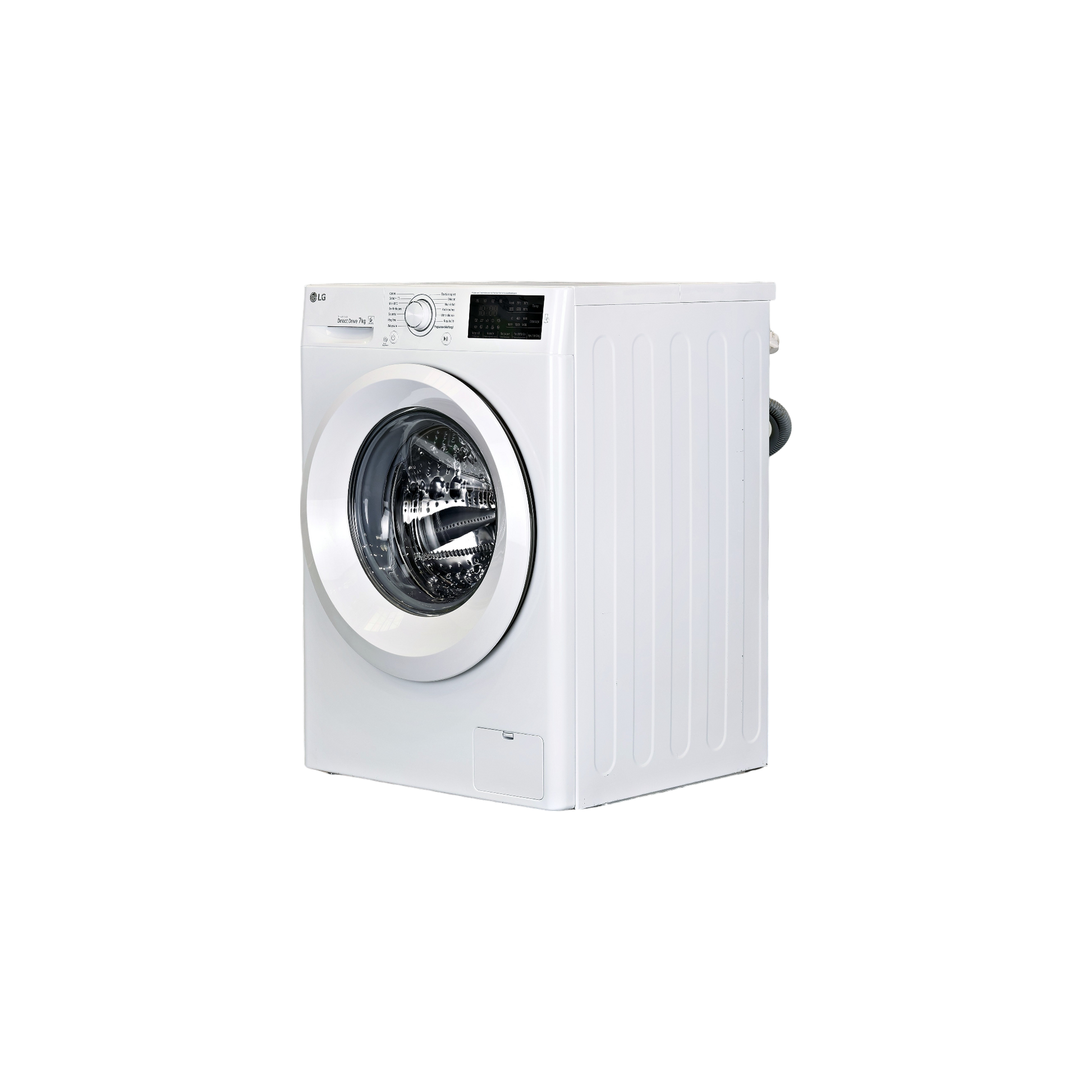 Lave-Linge Hublot 7 kg Reconditionné LG F74J53WH : vue du côté gauche