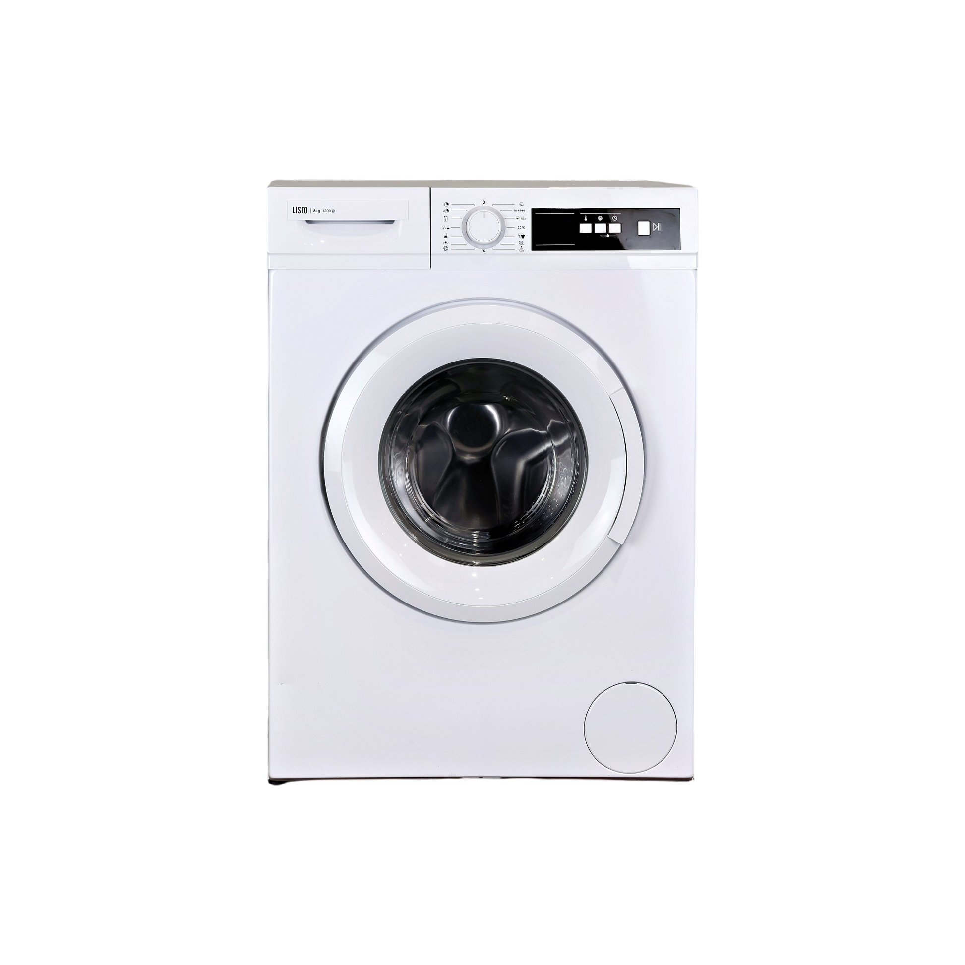 Lave-Linge Hublot 8 kg Reconditionné LISTO LF812-L3B : vue de face