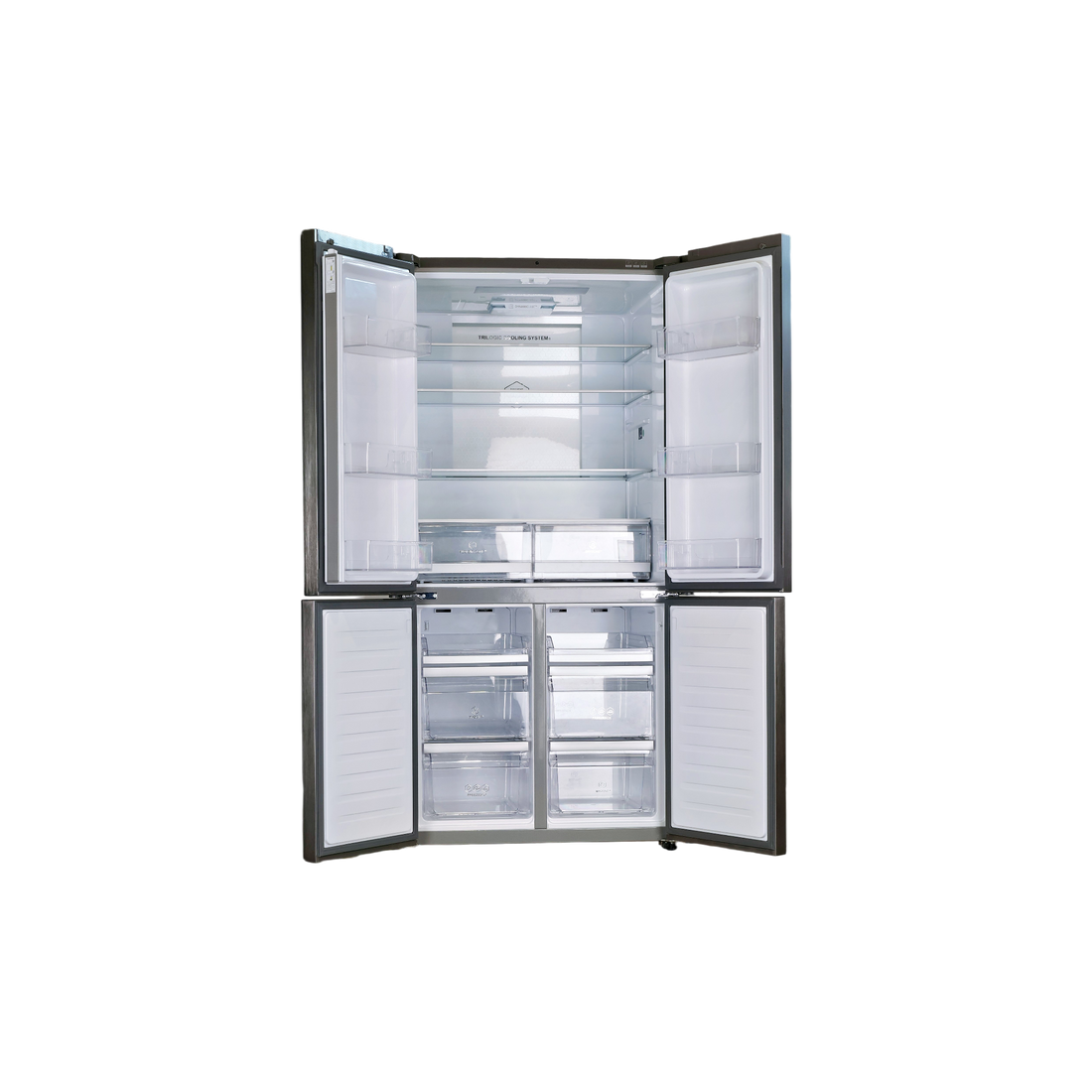 Réfrigérateur Multi-Portes 628 L Reconditionné HAIER HTF-610DM7 : vue de l'intérieur