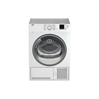 Seche-Linge Condensation 8 kg Reconditionné BEKO DBBU8112GA0WS : vue de face