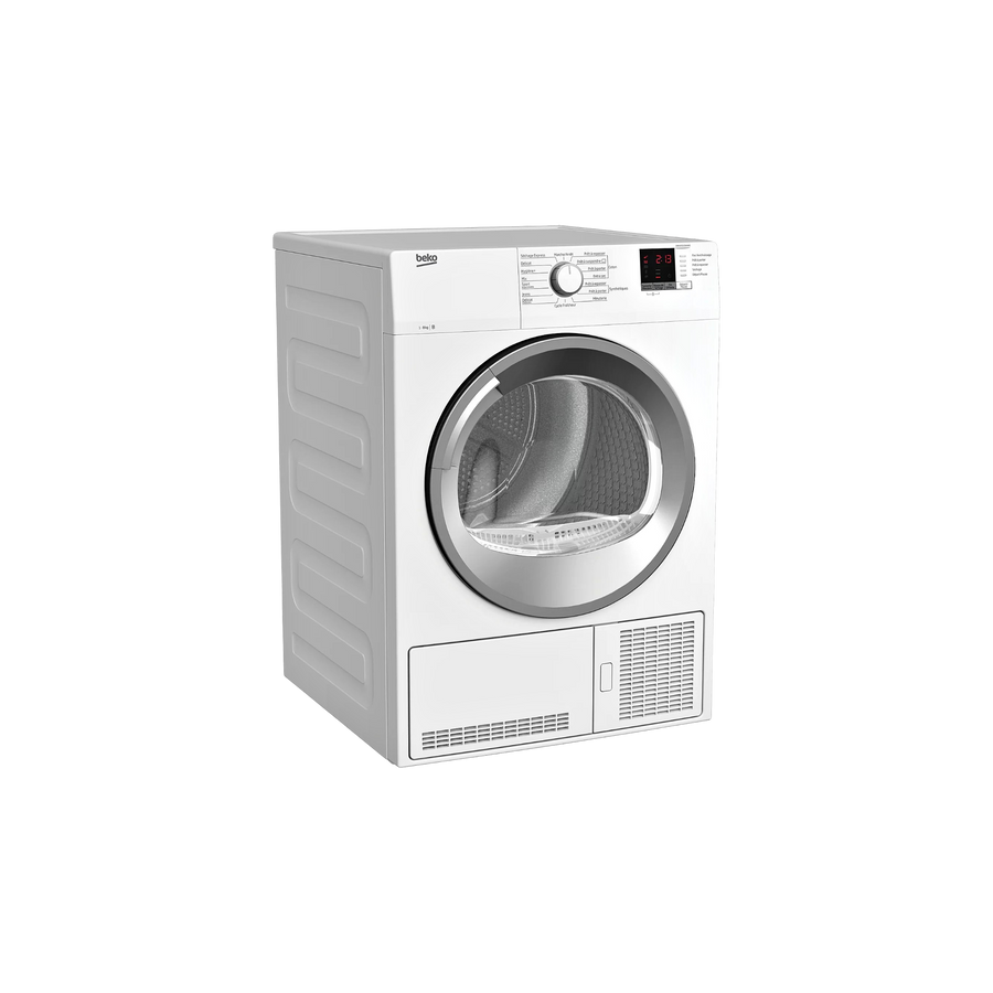 Seche-Linge Condensation 8 kg Reconditionné BEKO DBBU8112GA0WS : vue du côté droit