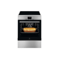 Cuisinière À Induction 73 L Reconditionné ELECTROLUX LKI64890BX : vue de face