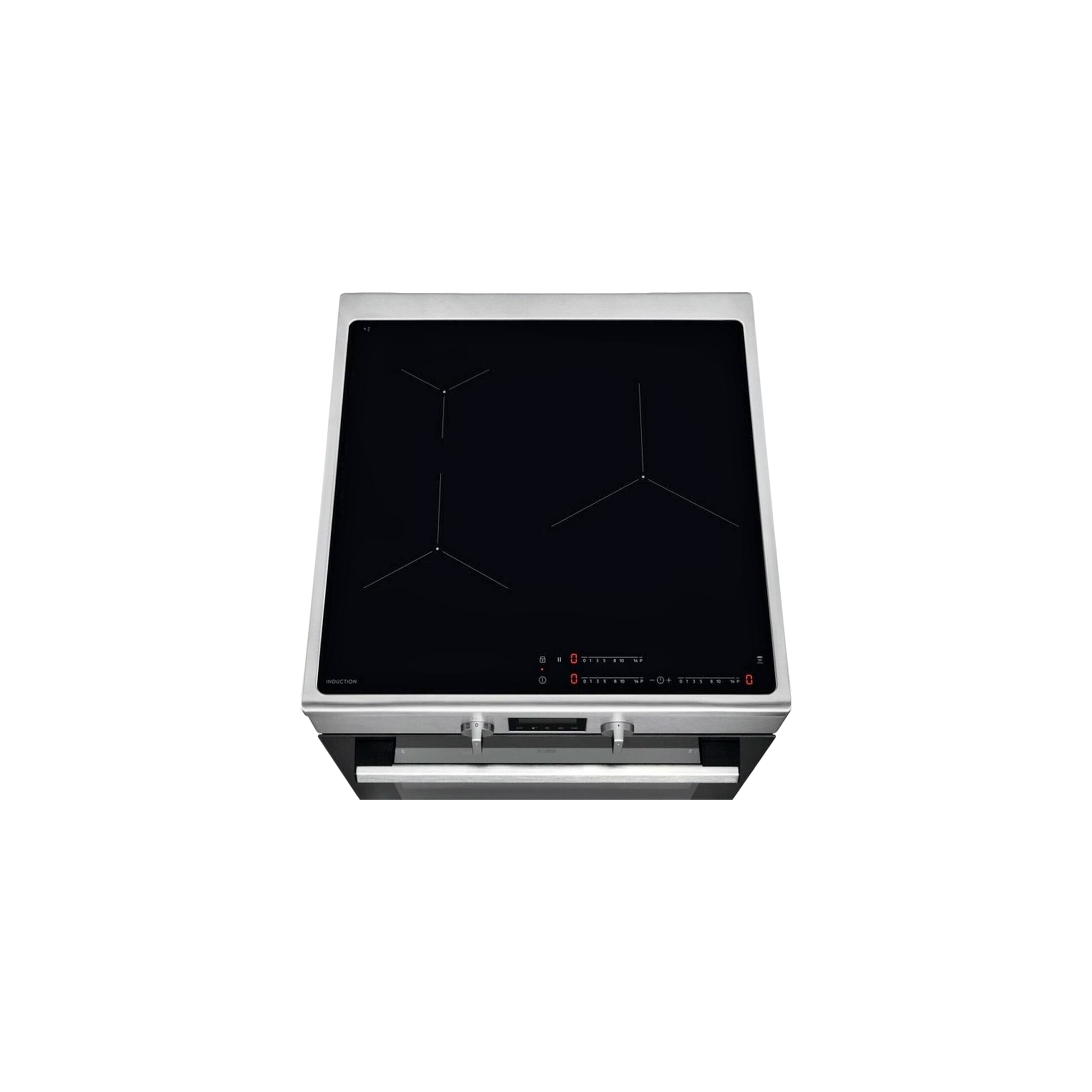 Cuisinière À Induction 73 L Reconditionné ELECTROLUX LKI64890BX : vue du côté droit