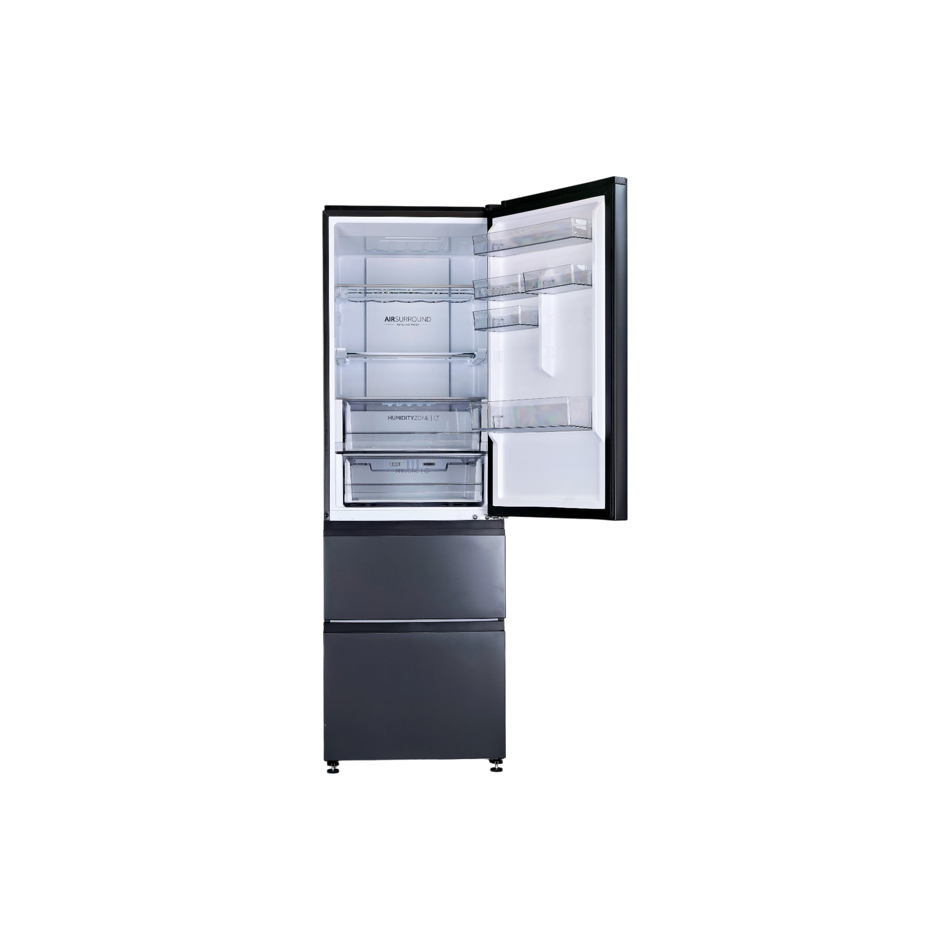 Réfrigérateur Avec Congélateur 360 L Reconditionné HAIER HTW5618DNPT : vue de l'intérieur