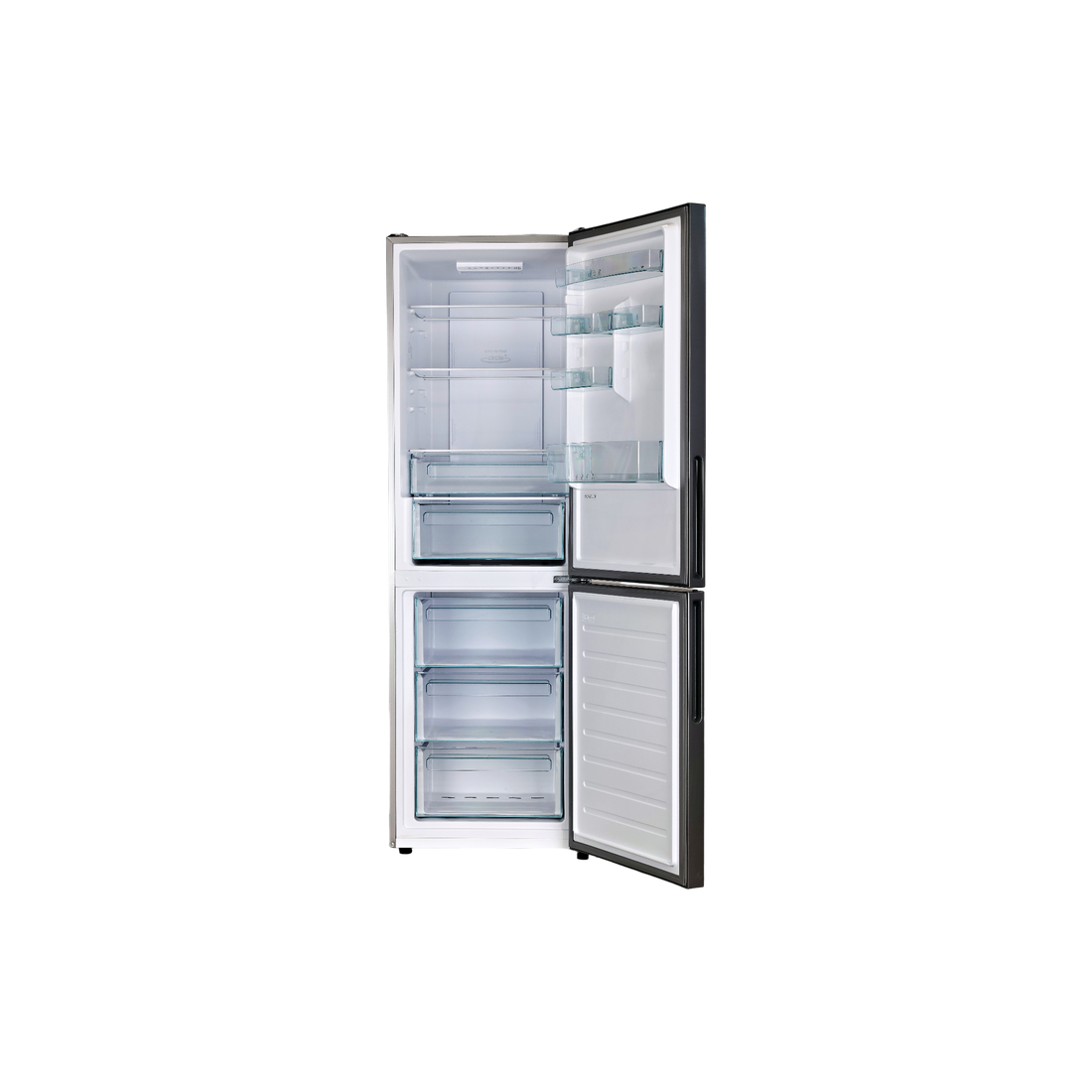 Réfrigérateur Avec Congélateur 341 L Reconditionné CANDY CCE4T618EX : vue de l'intérieur