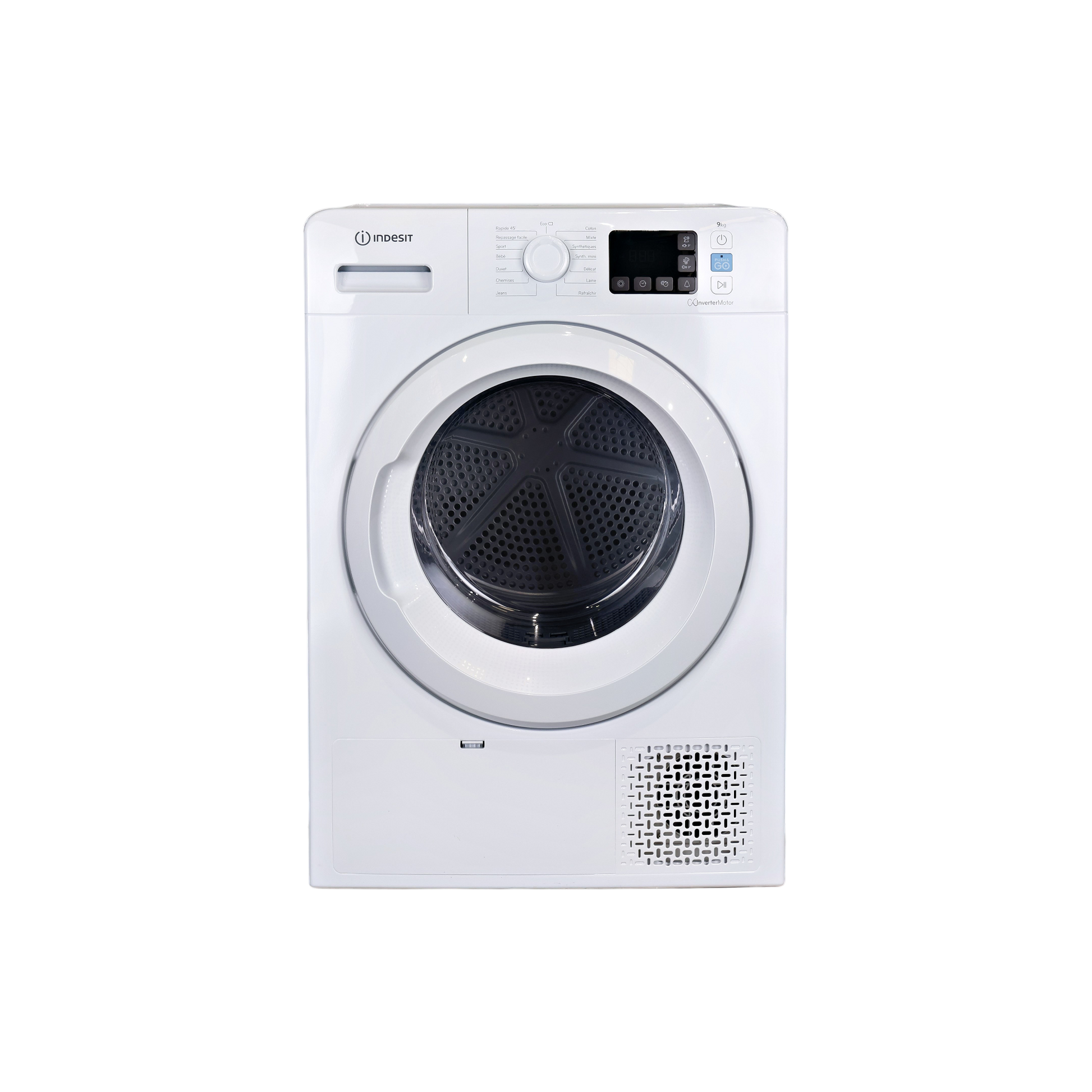 Seche-Linge Pompe À Chaleur 9 kg Reconditionné INDESIT YTM1193XFR : vue de face