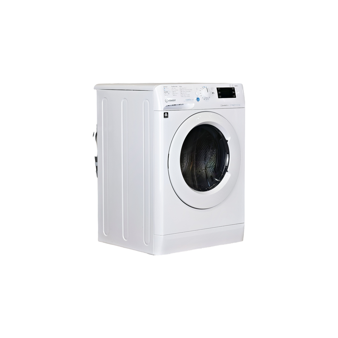 Lave-Linge Sechant 8 kg Reconditionné INDESIT BDE86435WVFR : vue du côté droit