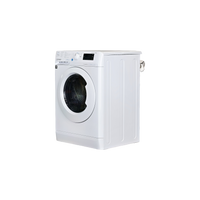 Lave-Linge Sechant 8 kg Reconditionné INDESIT BDE86435WVFR : vue du côté gauche