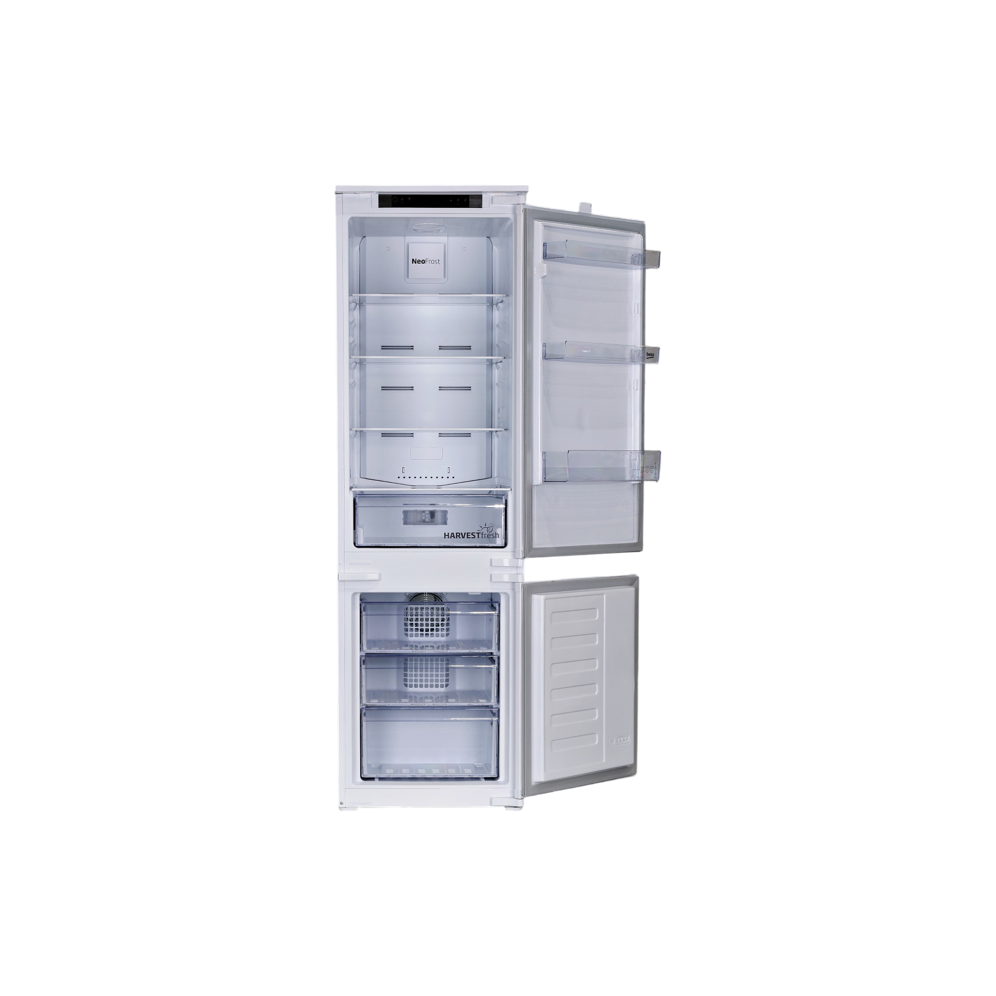 Réfrigérateur Encastrable 254 L Reconditionné BEKO BCNA275E41SN : vue de l'intérieur