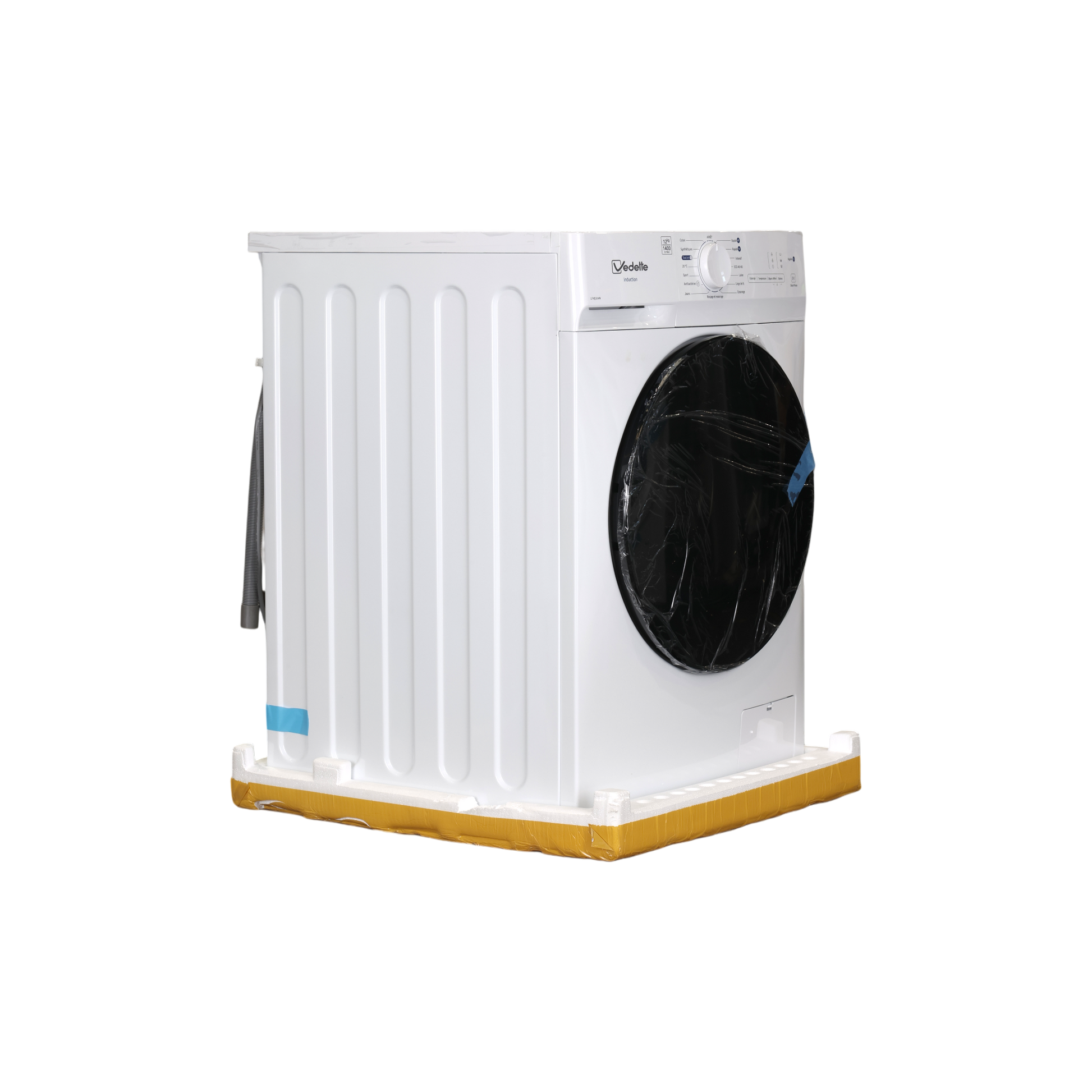 Lave-Linge Hublot 12 kg Reconditionné VEDETTE LFVQ324W : vue du côté droit