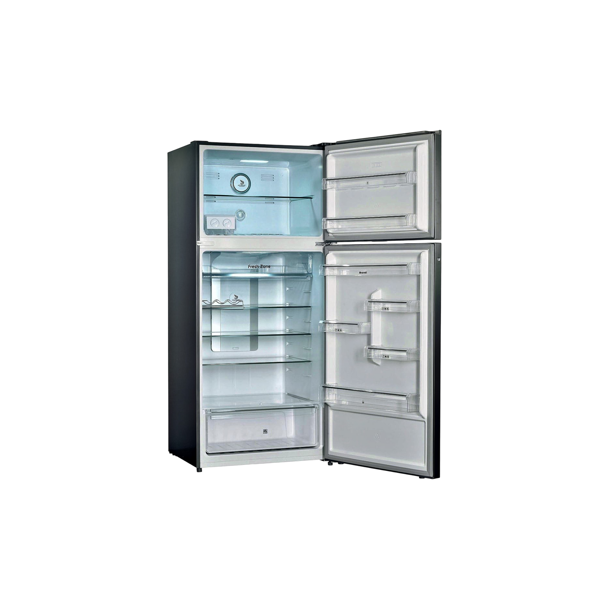 Réfrigérateur Avec Congélateur 528 L Reconditionné BRANDT BFD8580NX : vue du côté droit