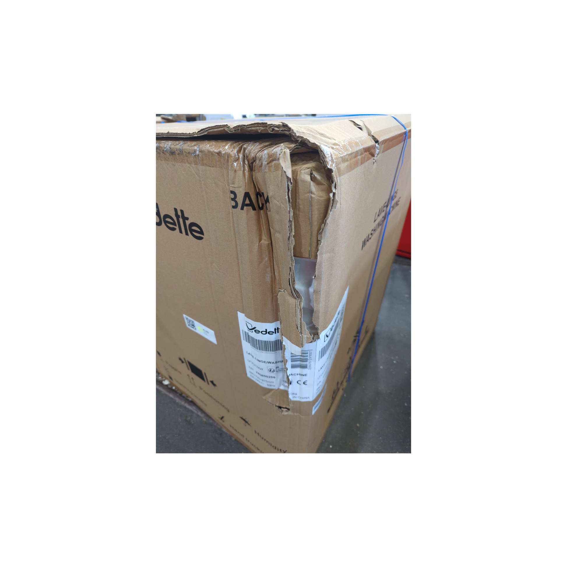 Lave-linge Hublot 12 kg Reconditionné VEDETTE LFVQ124W