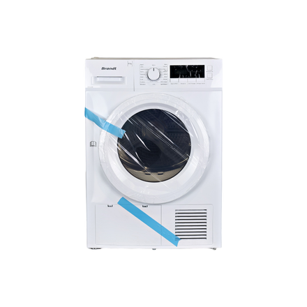 Seche-Linge Pompe À Chaleur 8 kg Reconditionné BRANDT DFB183HW : vue de face