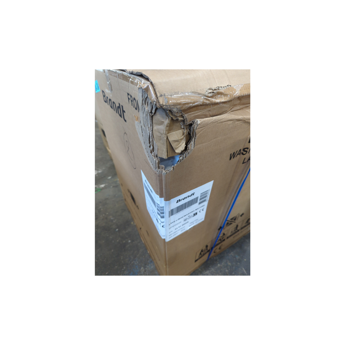 Lave-Linge Hublot 10 kg Reconditionné BRANDT WFB103QW : détails