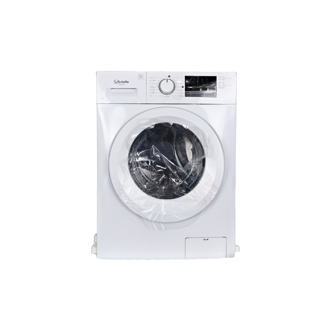 Lave-Linge Hublot 12 kg Reconditionné VEDETTE LFVQ124W : vue de face