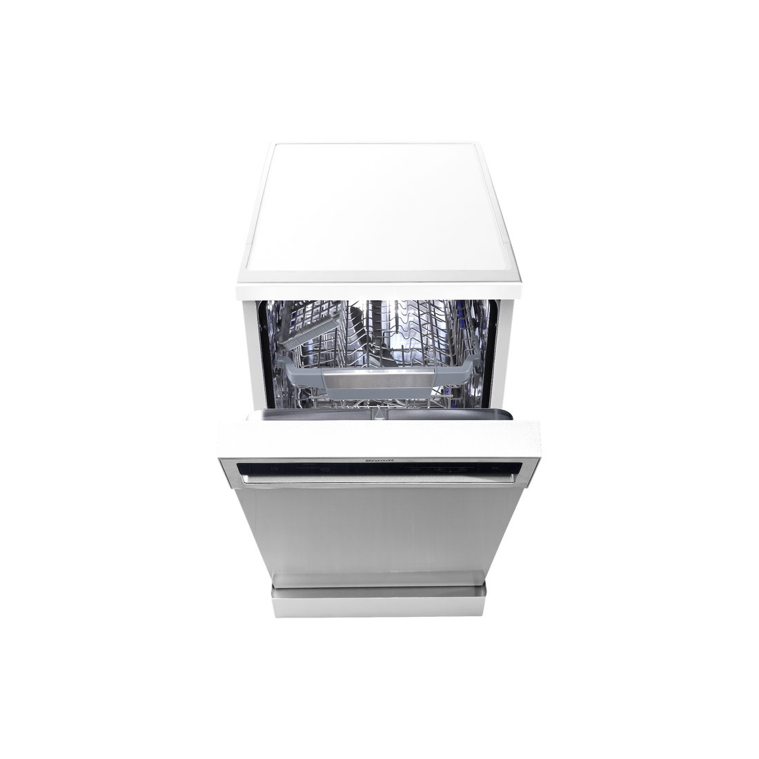 Lave-Vaisselle Pose Libre 10 Cvts Reconditionné BRANDT BDF3024DW : vue du côté droit