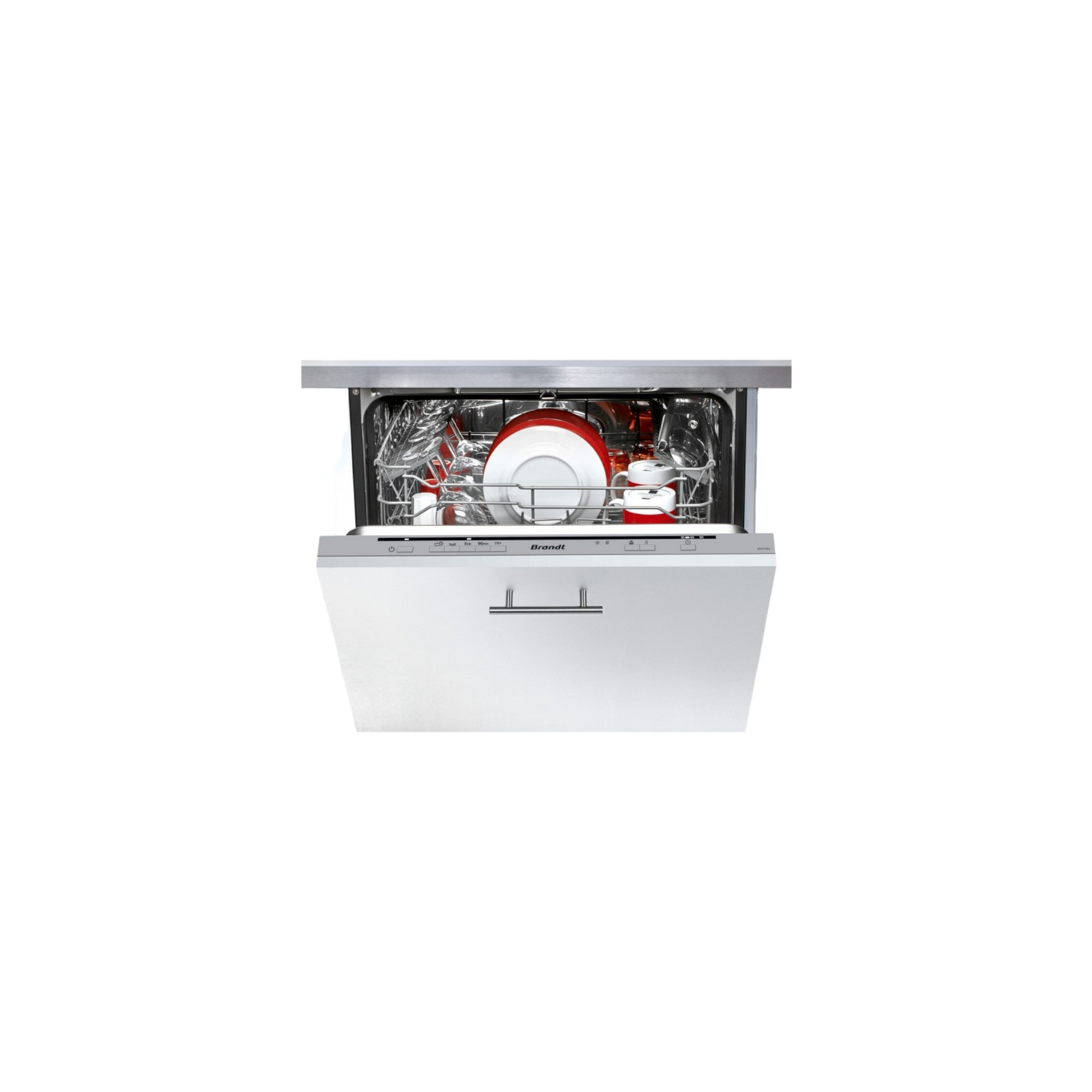 Lave-Vaisselle Encastrable 12 Cvts Reconditionné BRANDT VH1772J : vue de face