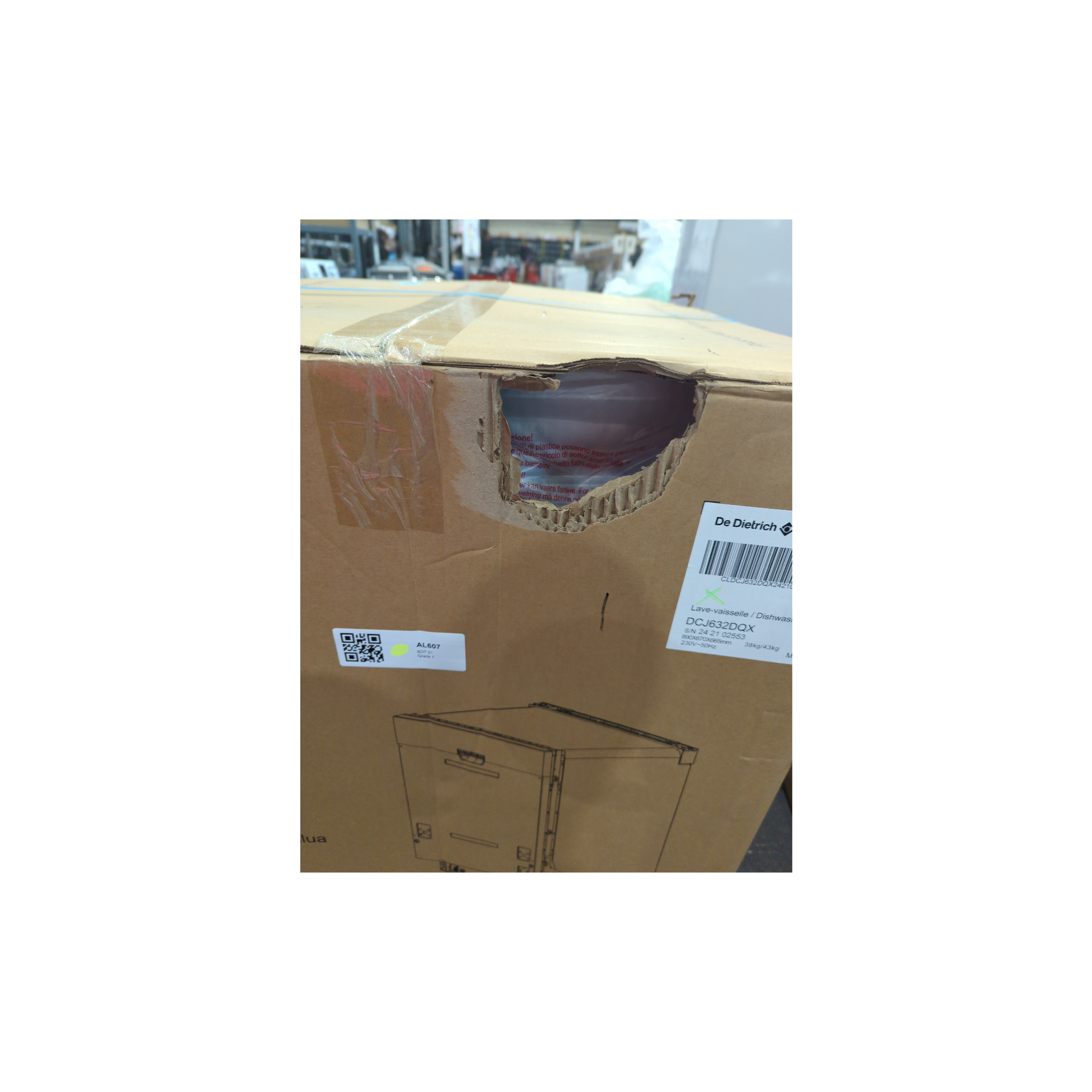 Lave-vaisselle encastrable Reconditionné DE-DIETRICH DCJ632DQX