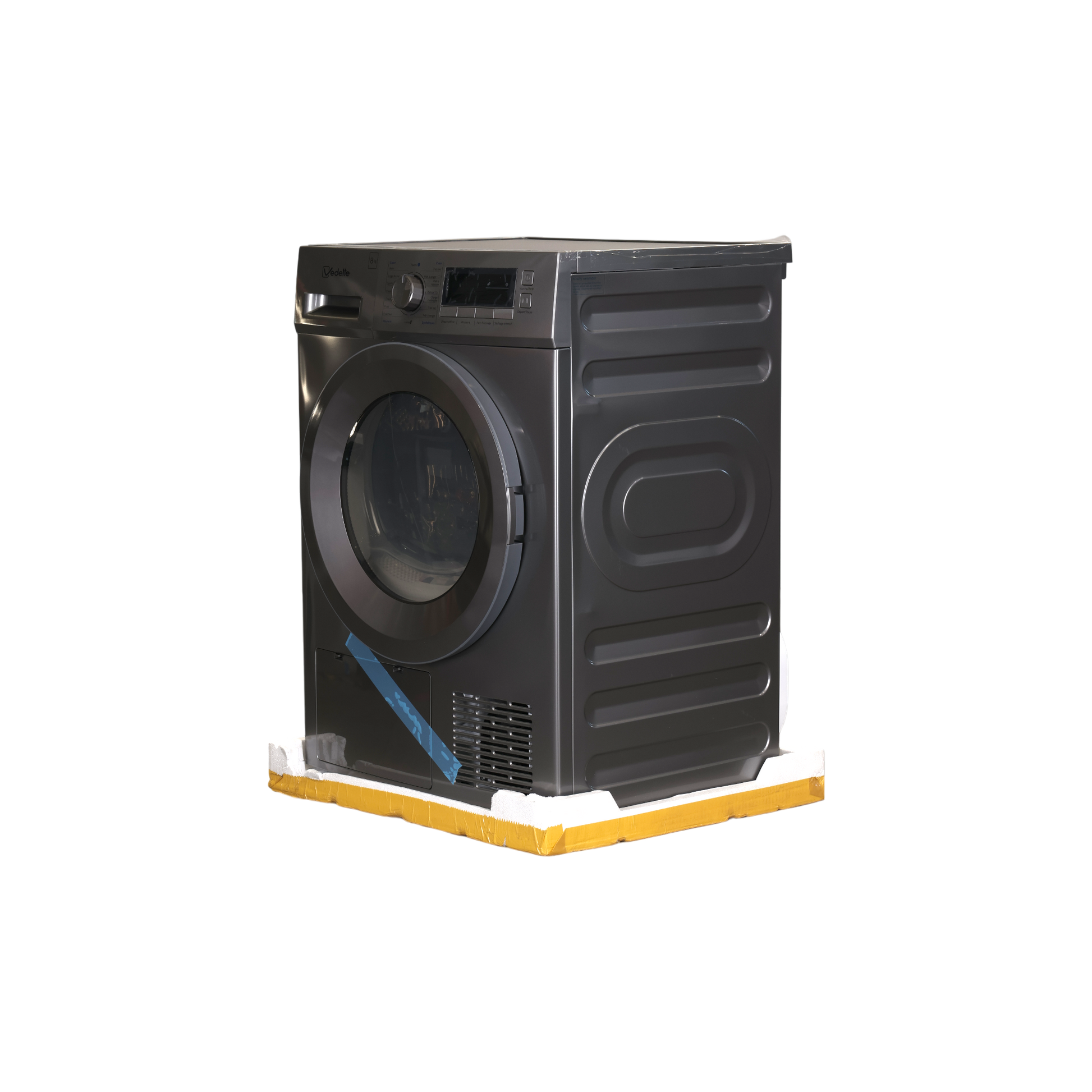 Seche-Linge Pompe À Chaleur 8 kg Reconditionné VEDETTE VSF318HS : vue du côté gauche