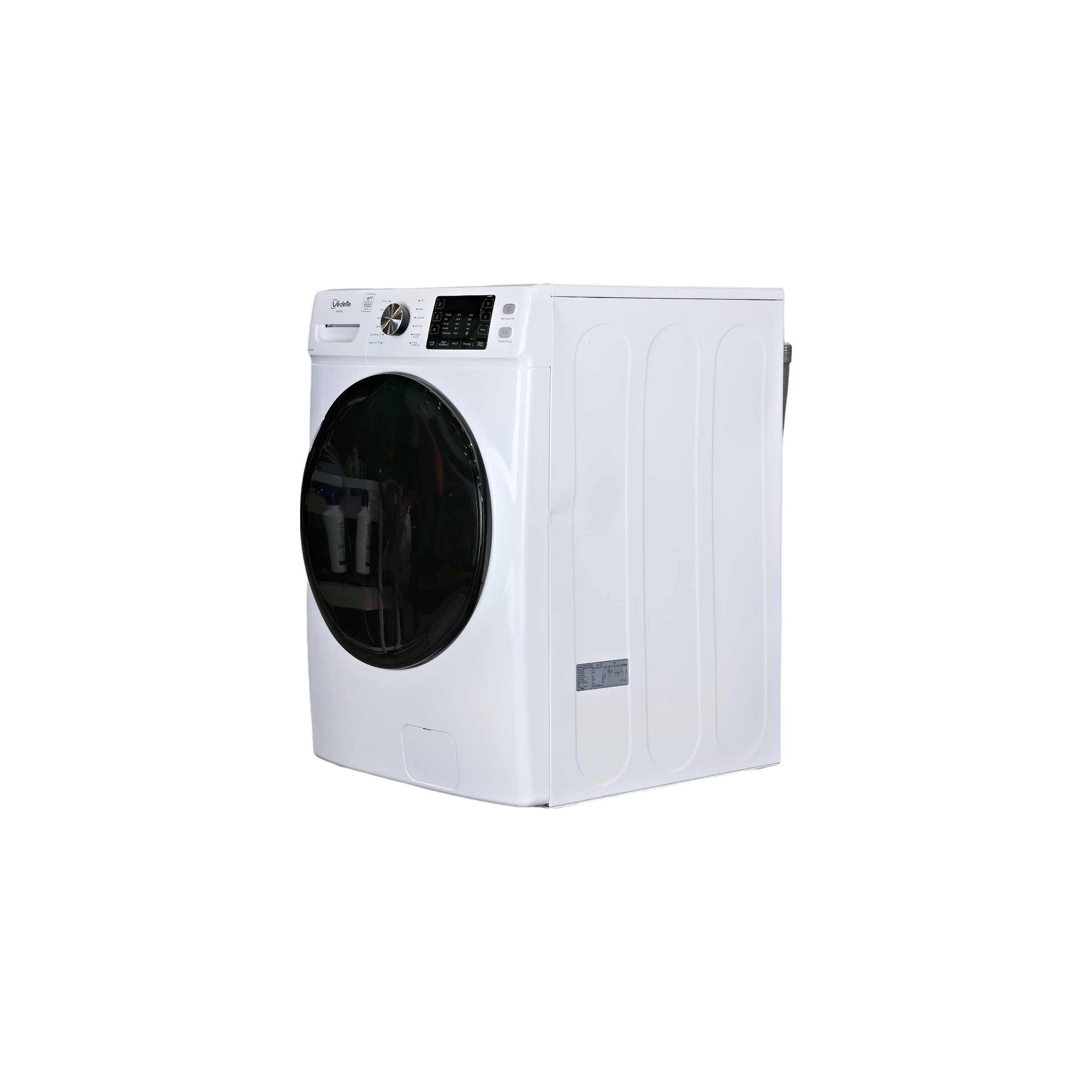 Lave-Linge Hublot 18 kg Reconditionné VEDETTE LFVQ1800W : vue du côté gauche