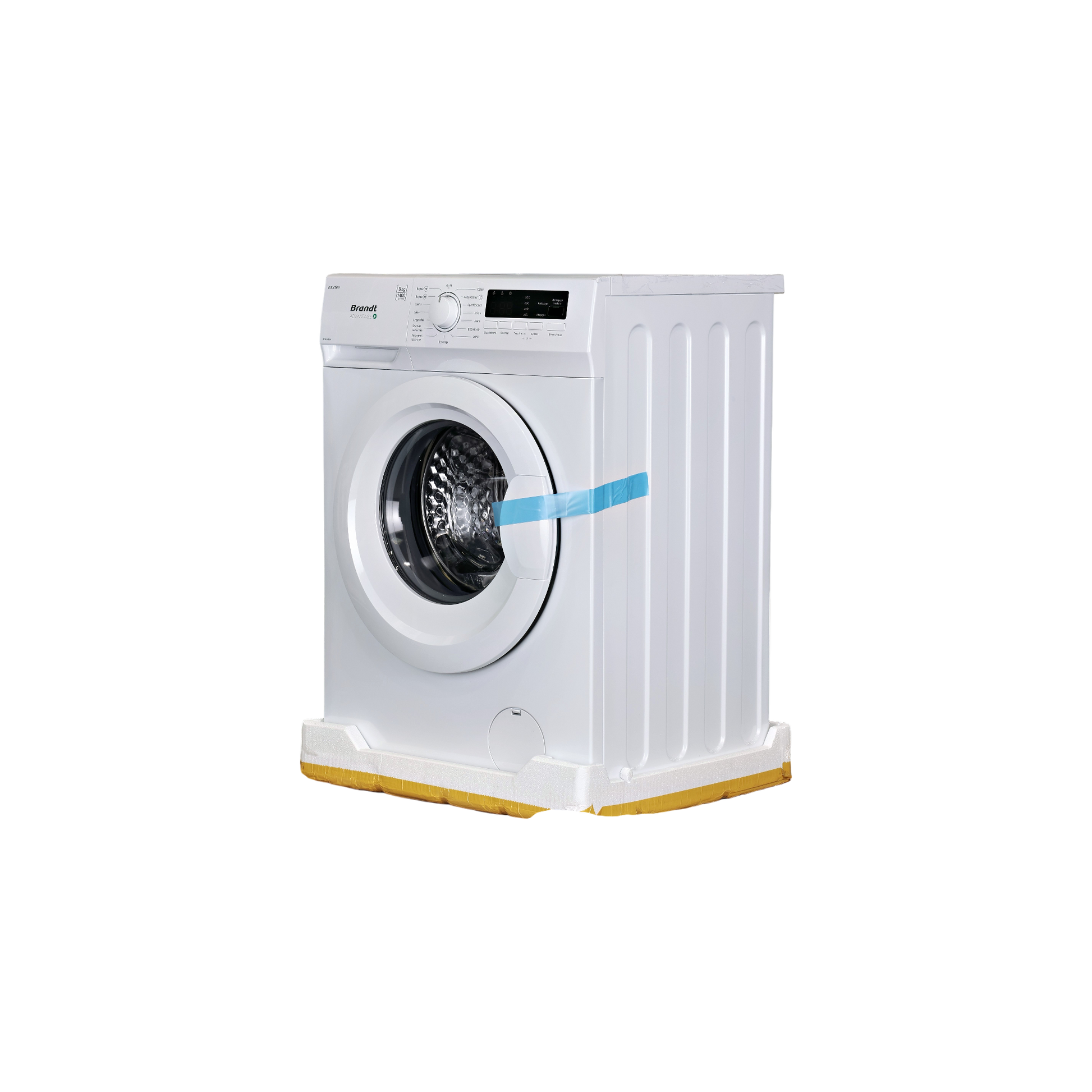 Lave-Linge Hublot 9 kg Reconditionné BRANDT WFB393QW : vue du côté gauche
