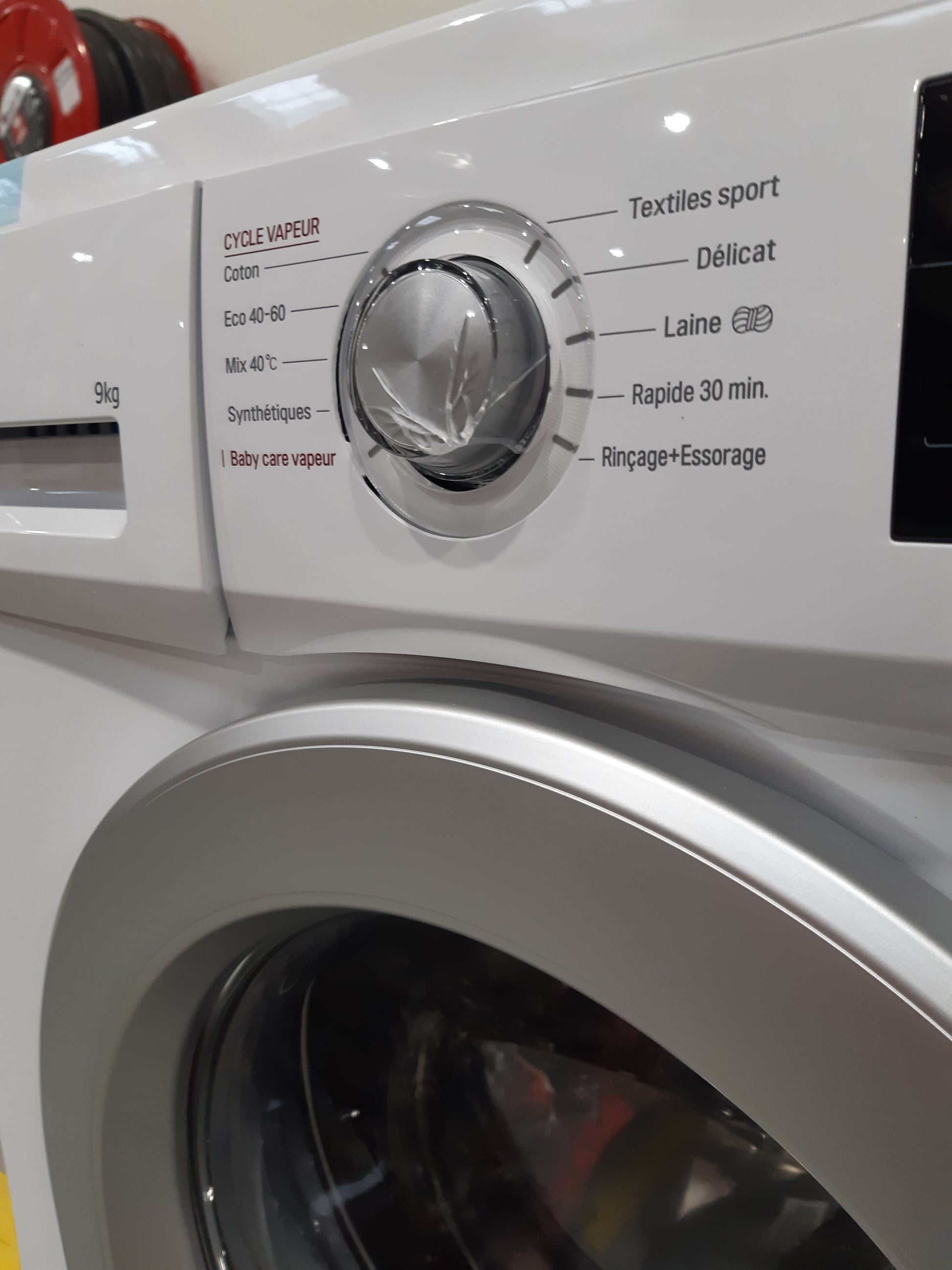 Lave-Linge Hublot 9 kg Reconditionné LG F94M21WHS : détails