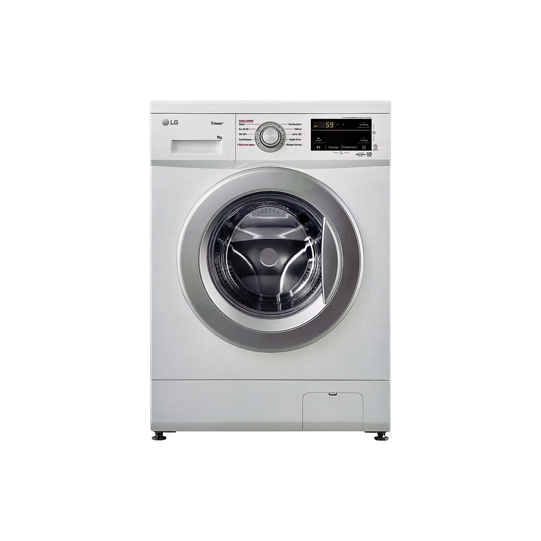 Lave-Linge Hublot 9 kg Reconditionné LG F94M21WHS : vue de face