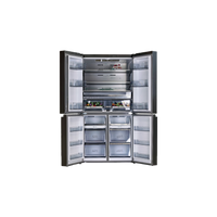 Réfrigérateur Multi-Portes 609 L Reconditionné HISENSE RQ758N4SBSE : vue de l'intérieur