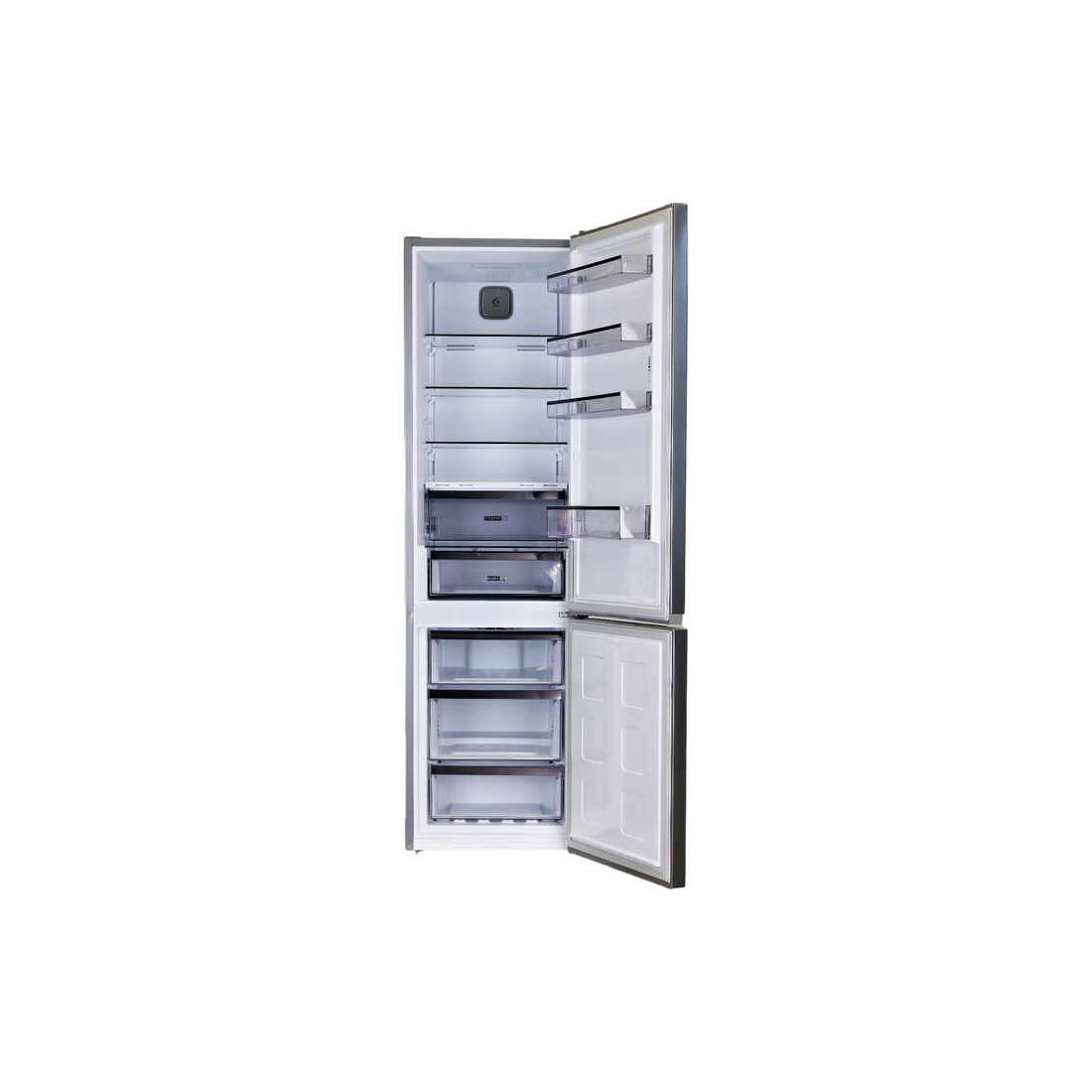 Réfrigérateur Avec Congélateur 355 L Reconditionné WHIRLPOOL WHK26403XP6E1 : vue de l'intérieur