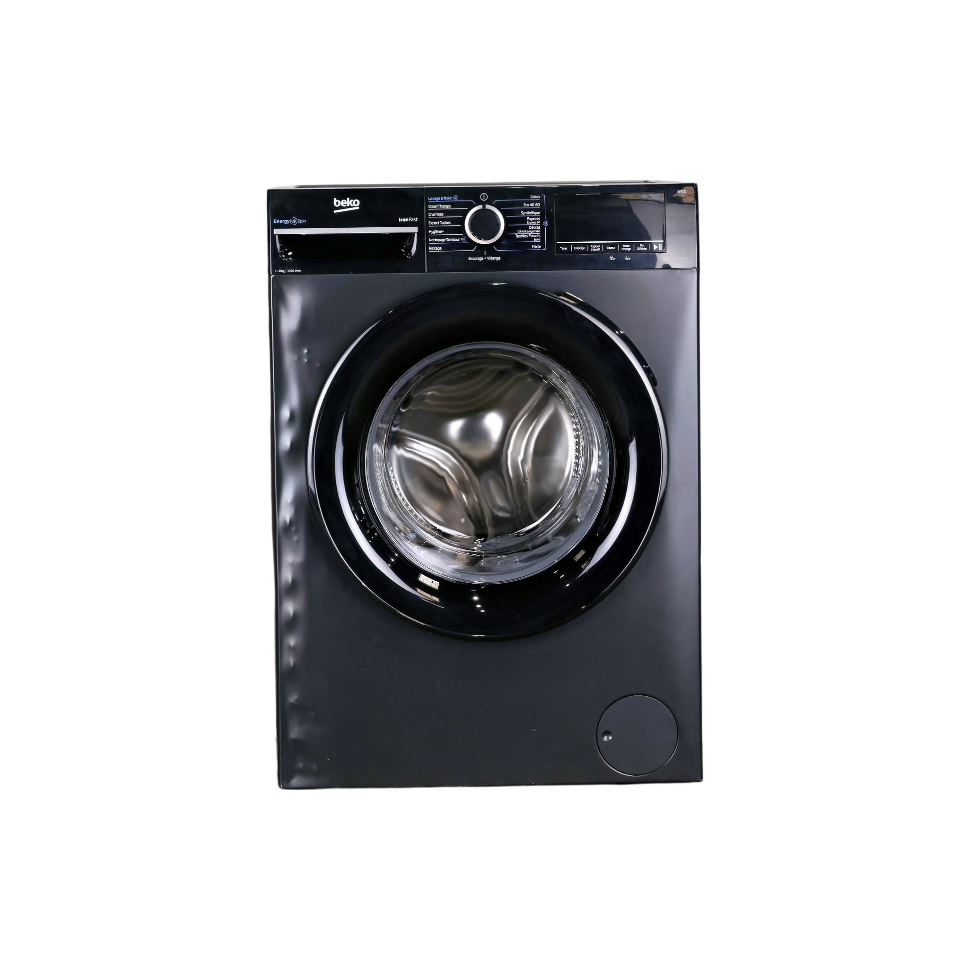 Lave-Linge Hublot 8 kg Reconditionné BEKO BM34WFU48411A : vue de face