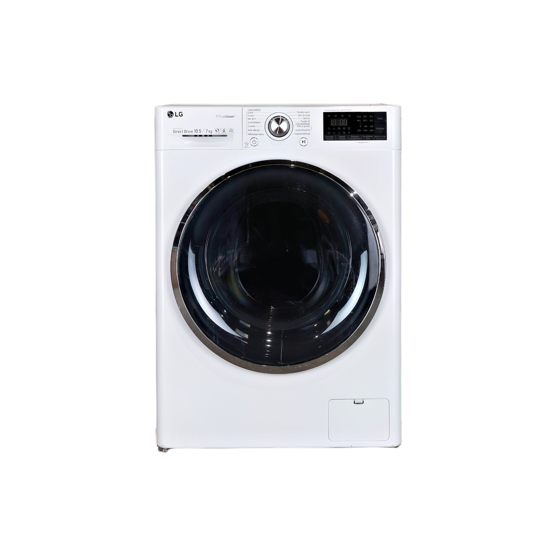 Lave-Linge Sechant 10.5 kg Reconditionné LG F174J82WRH : vue de face