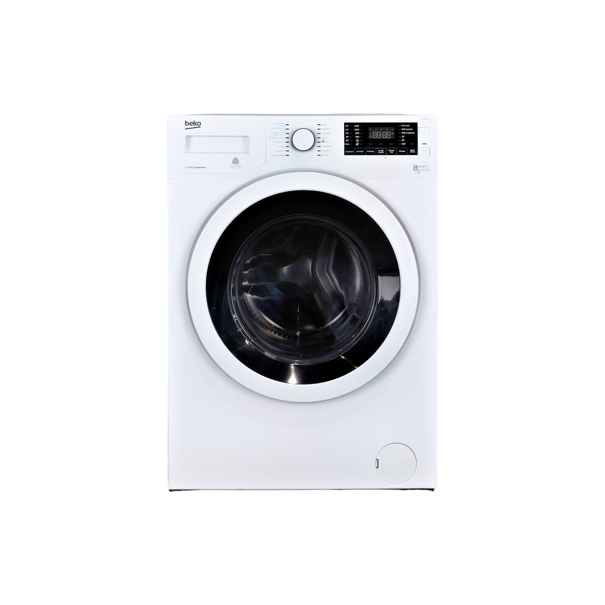Lave-linge sechant 8 kg Reconditionné BEKO Wdw85120
