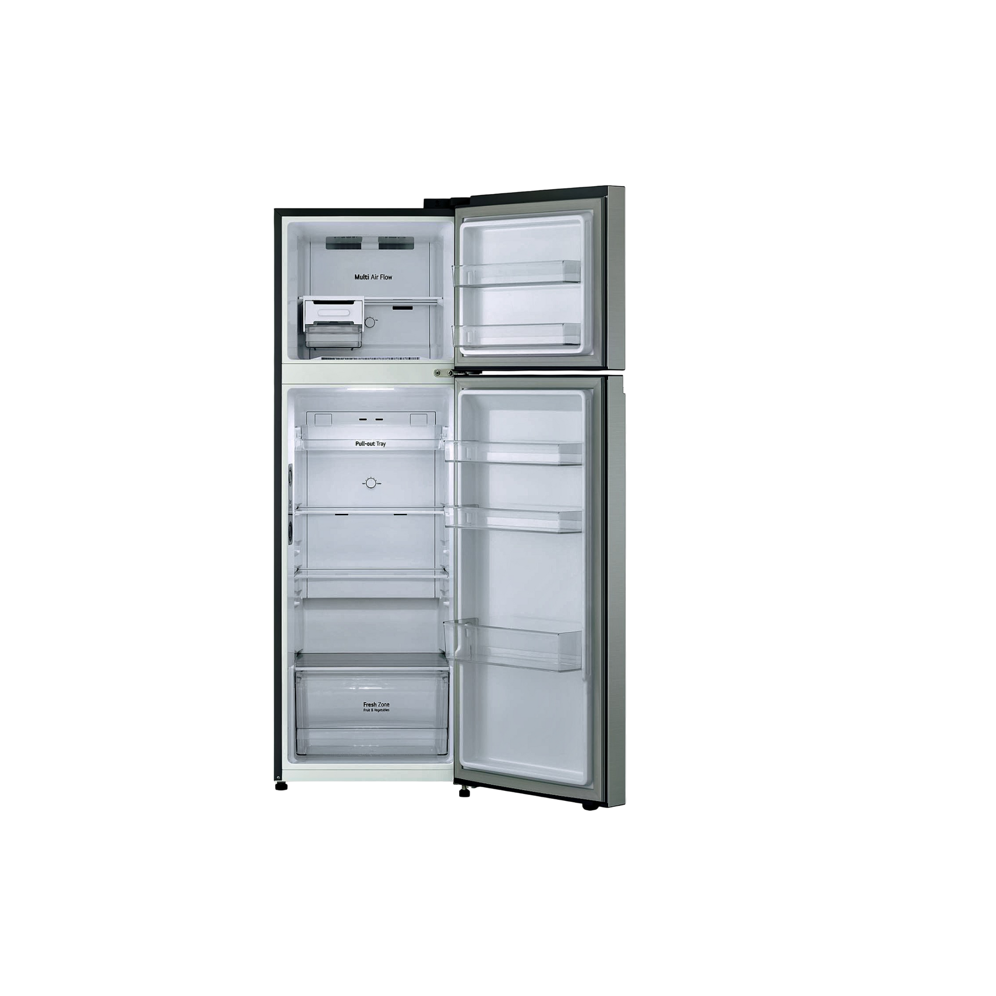 Réfrigérateur Avec Congélateur 266 L Reconditionné LG GTBV20PYGKD : vue du côté gauche