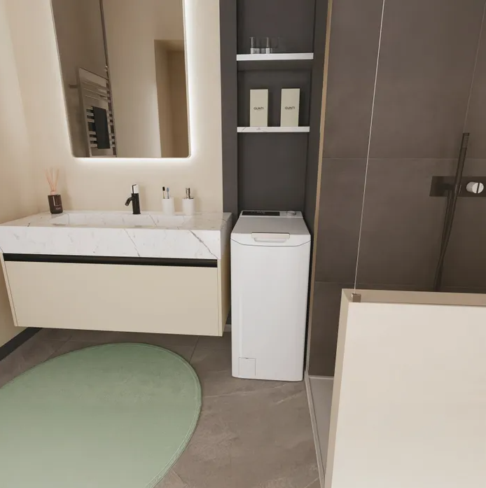 Lave-linge top 8 kg Reconditionné CANDY TCAS284TM4-S