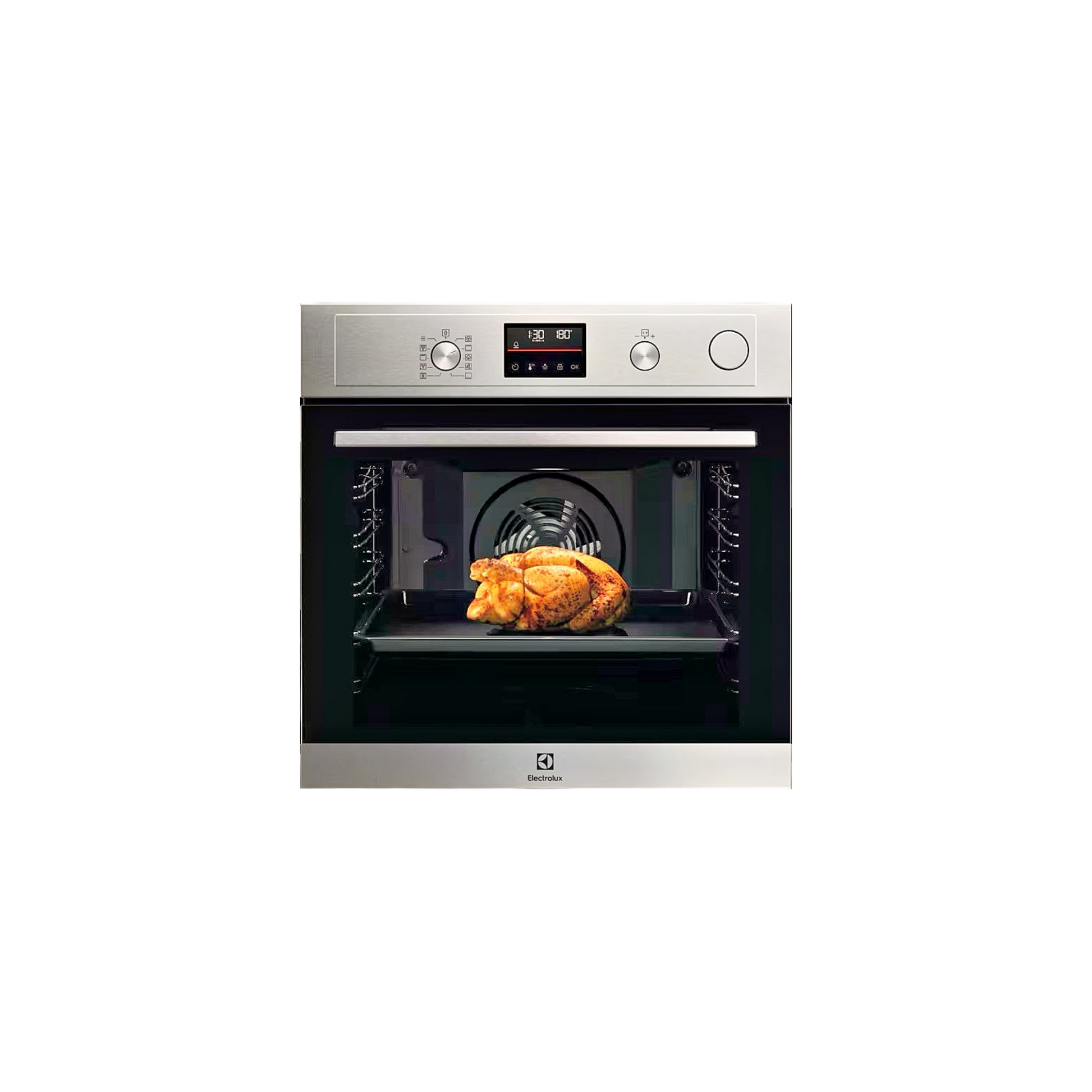 Four Chaleur Tournante 72 L Reconditionné ELECTROLUX EOC4P46X : vue de face