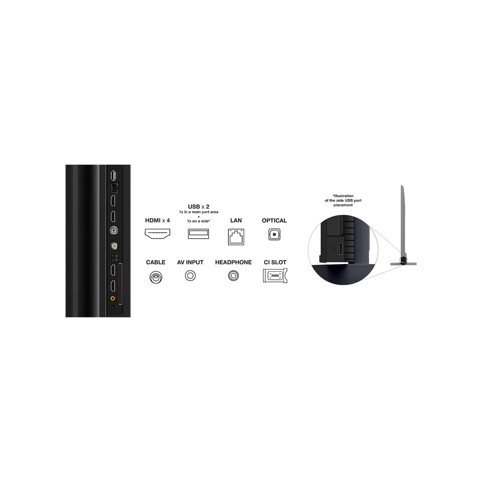 Téléviseur LED Reconditionné TCL 98P744 248 cm (98")