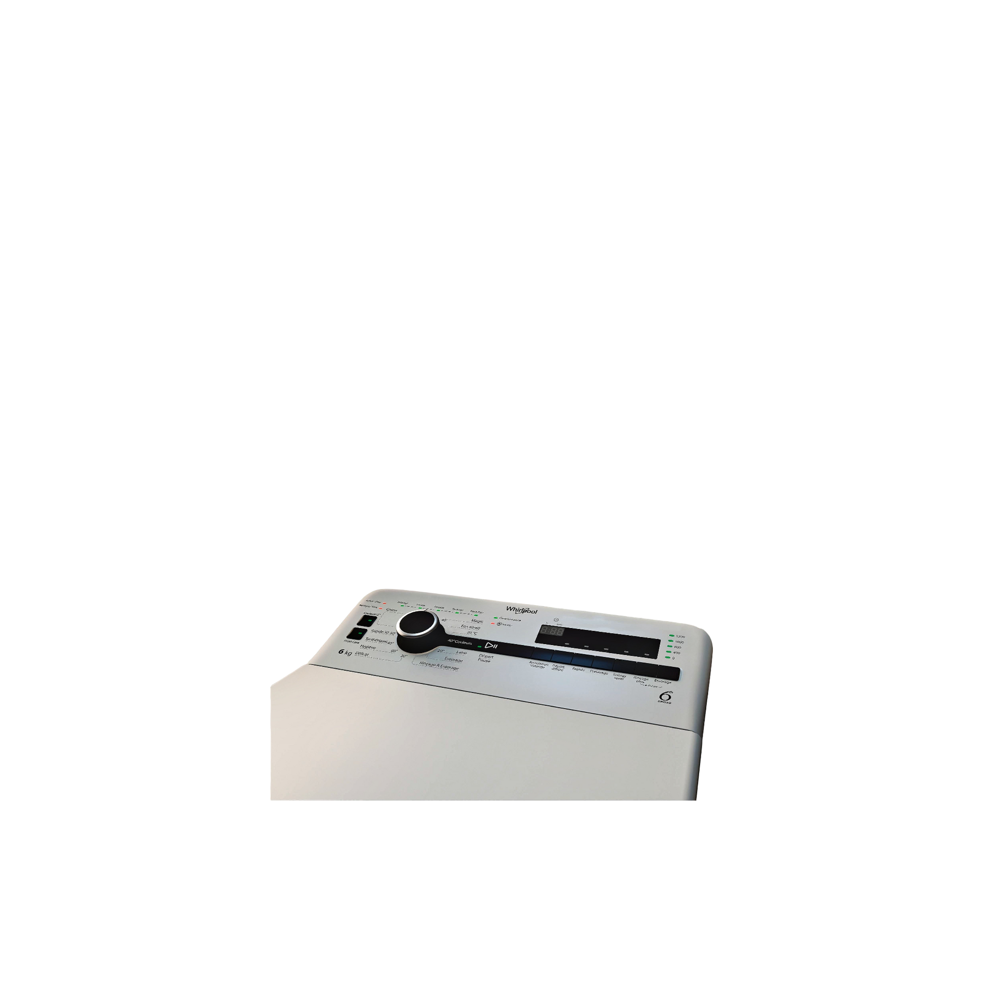 Lave-Linge Top 6 kg Reconditionné WHIRLPOOL TDLRS6246FR : vue du côté gauche