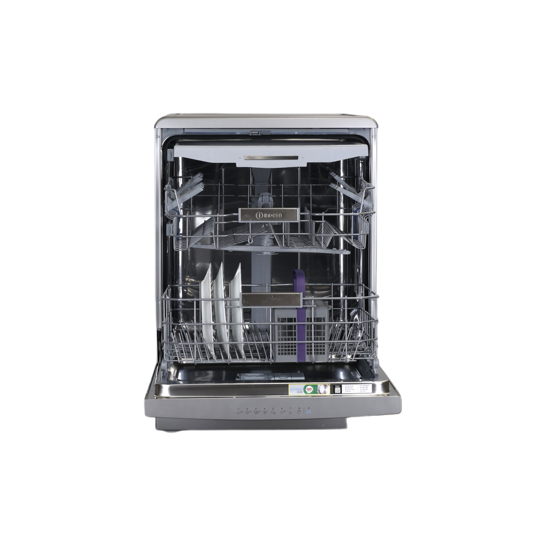 Lave-Vaisselle Pose Libre 14 Cvts Reconditionné INDESIT I0FD641AX : vue de l'intérieur