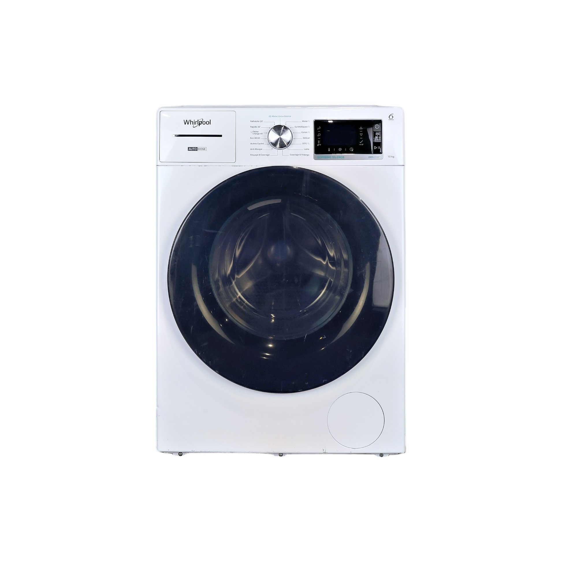 Lave-linge hublot 10 kg Reconditionné WHIRLPOOL W8W046WBFR