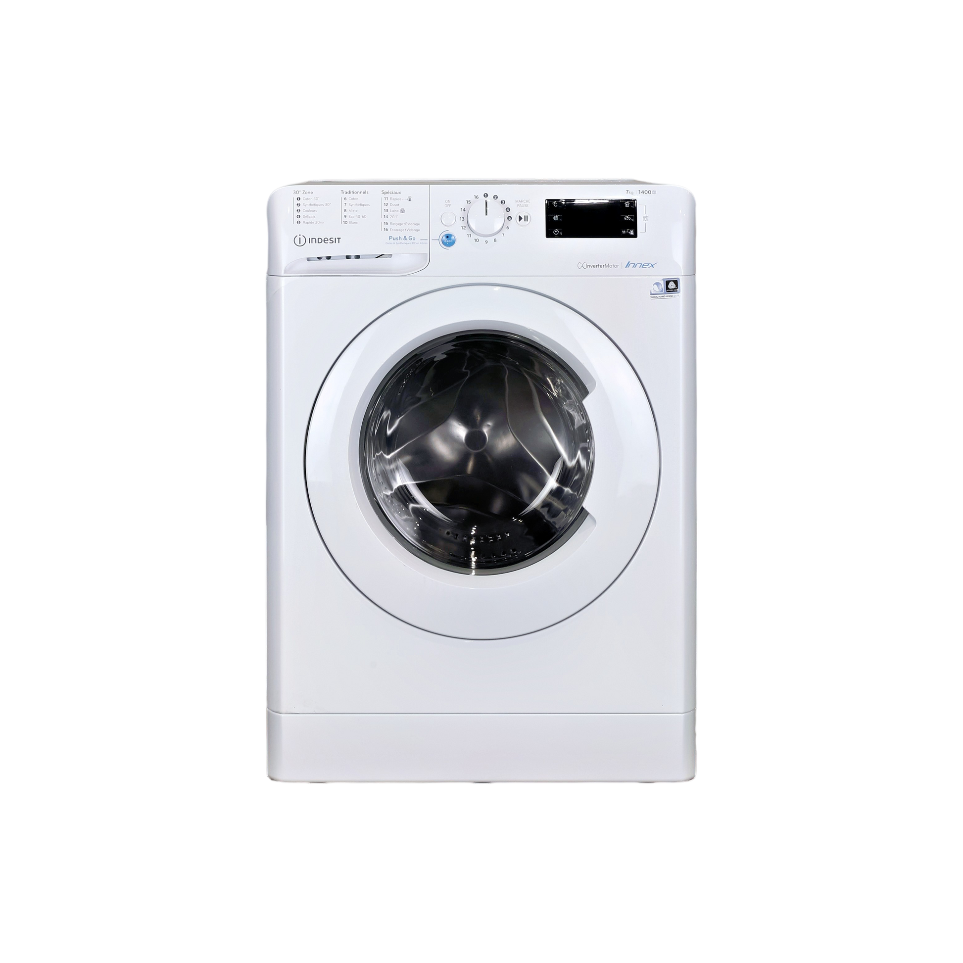 Lave-linge hublot 7 kg Reconditionné INDESIT BWE71484XWFRN