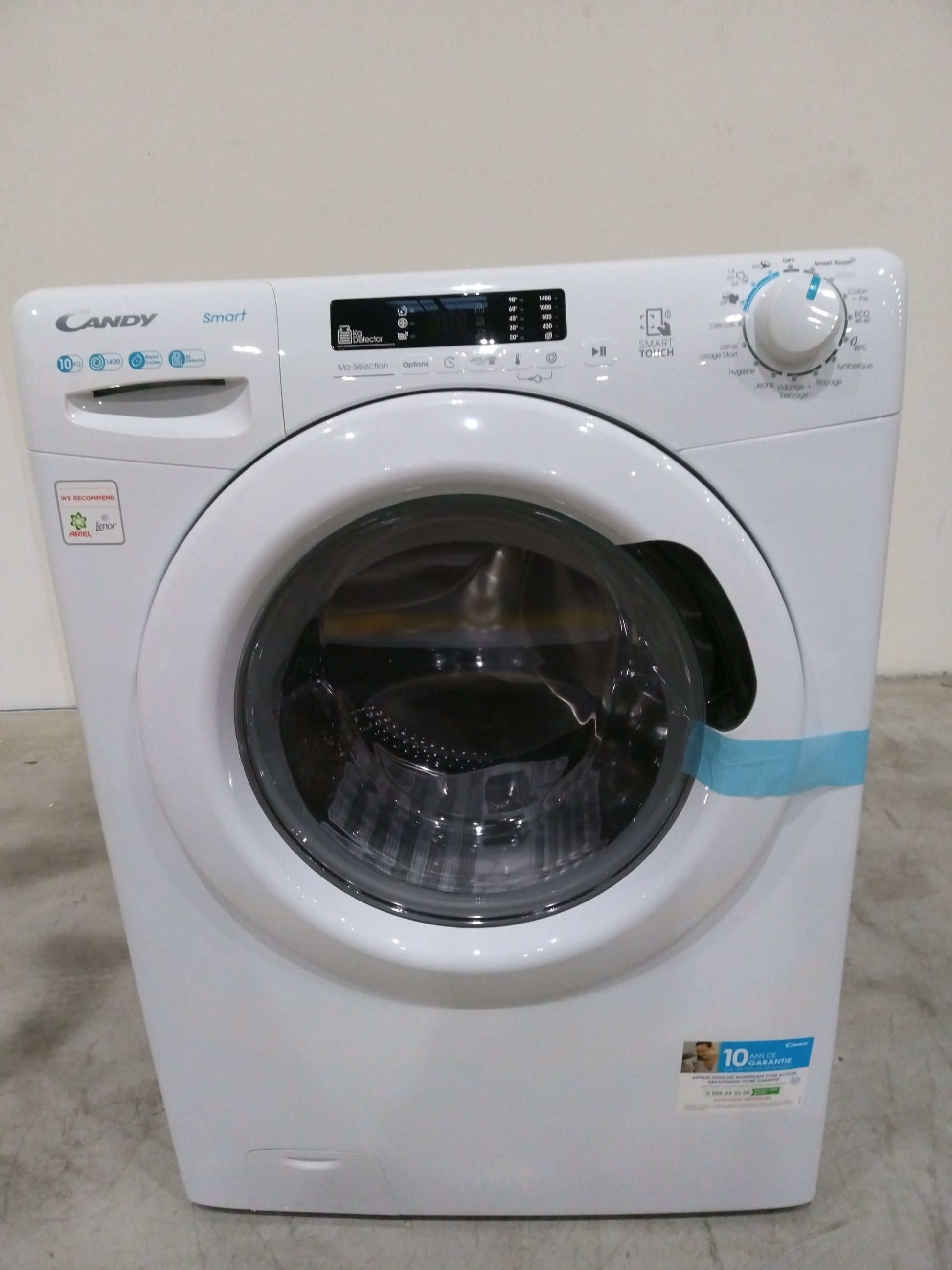 Lave-Linge Hublot 10 kg Reconditionné CANDY CS4102DW4/1-47 : détails