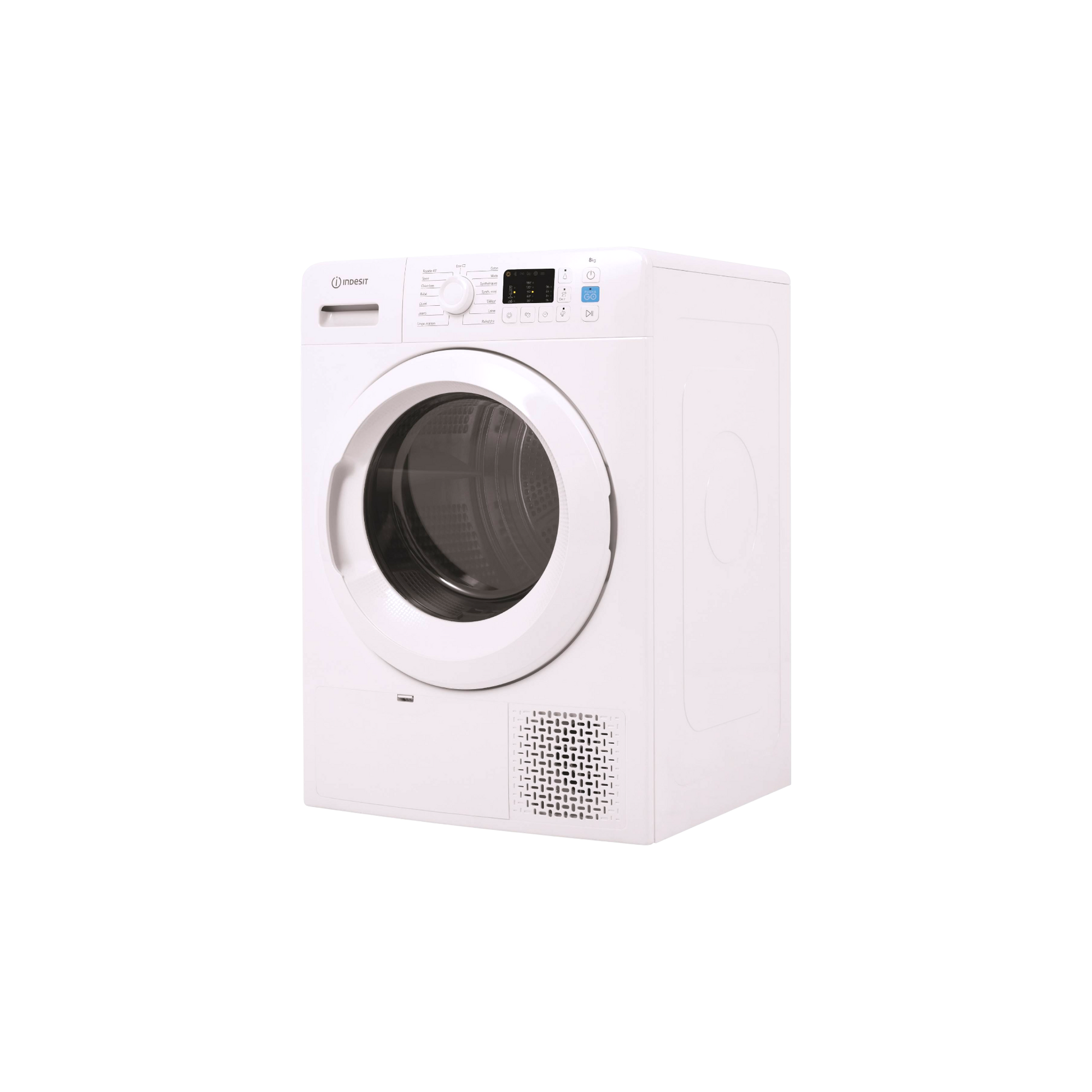 Seche-Linge Pompe À Chaleur 8 kg Reconditionné INDESIT YTNM1081FR : vue du côté droit
