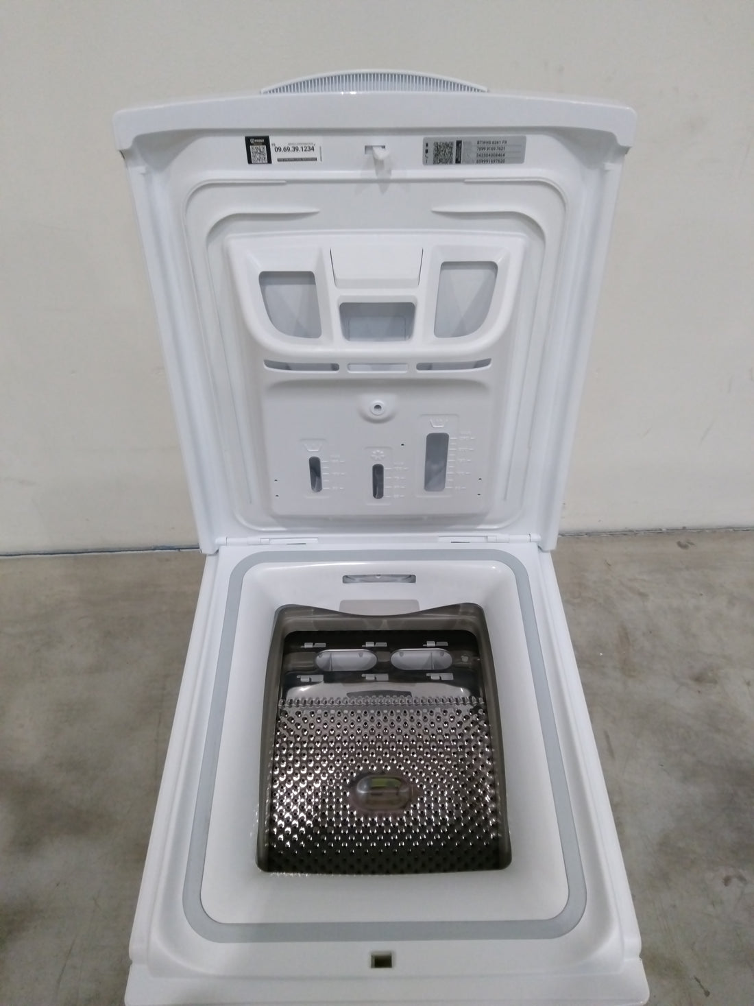 Lave-Linge Top 6 kg Reconditionné INDESIT BTWHS6261FR : détails