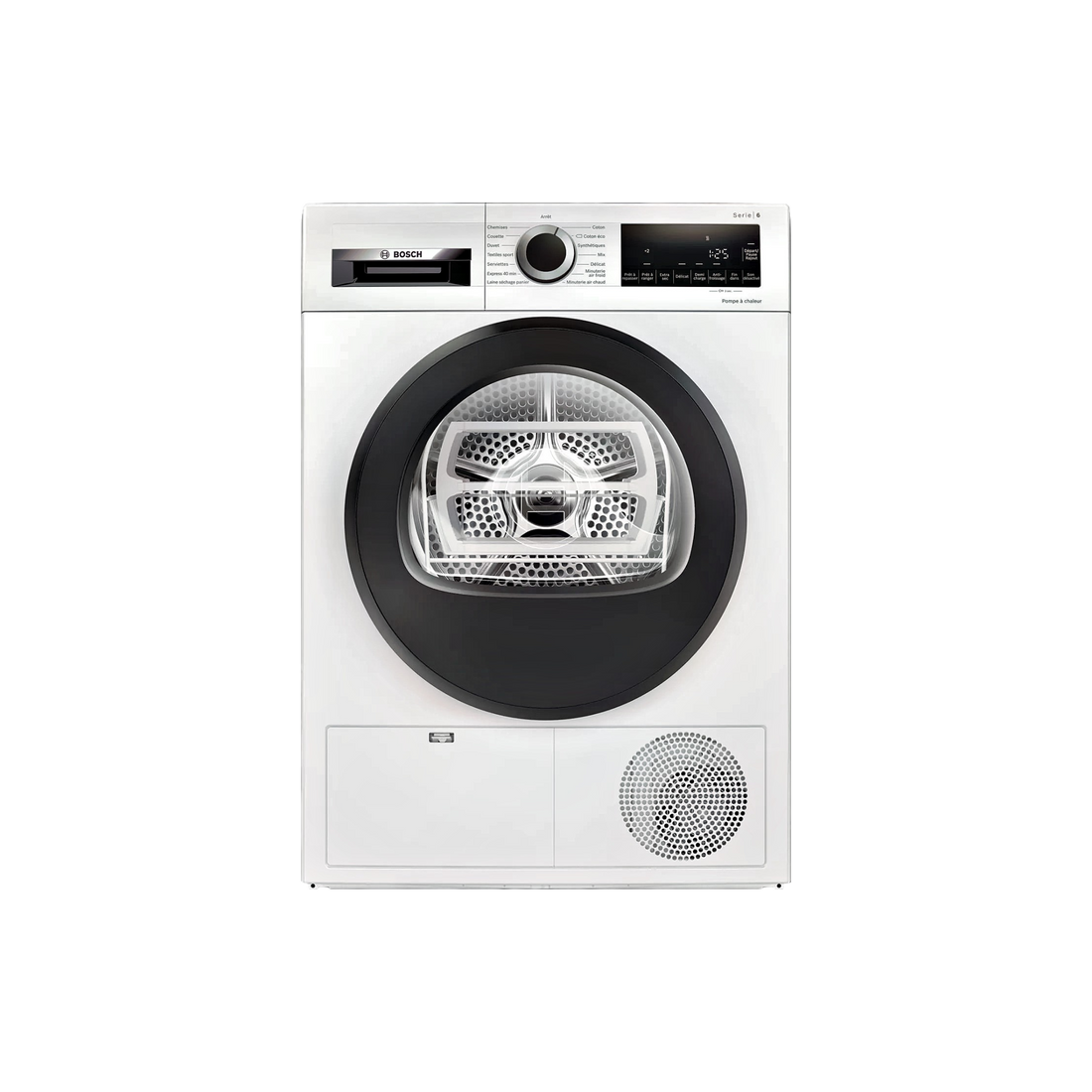 Seche-Linge Pompe À Chaleur 9 kg Reconditionné BOSCH WQG14200FR : vue de face