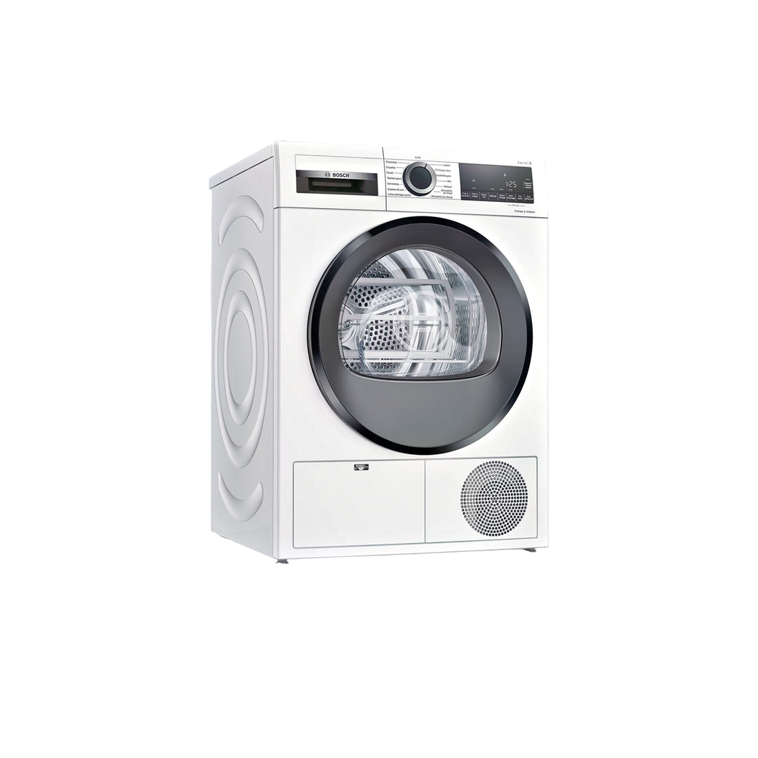 Seche-Linge Pompe À Chaleur 9 kg Reconditionné BOSCH WQG14200FR : vue du côté droit