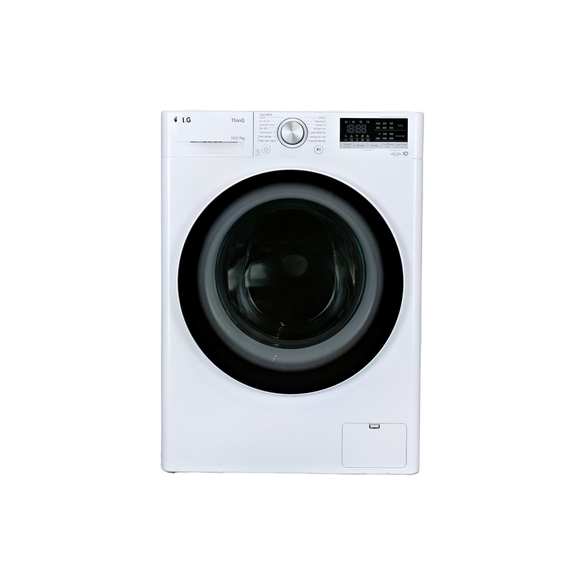 Lave-linge sechant 10.5 kg Reconditionné LG F174V40WRS
