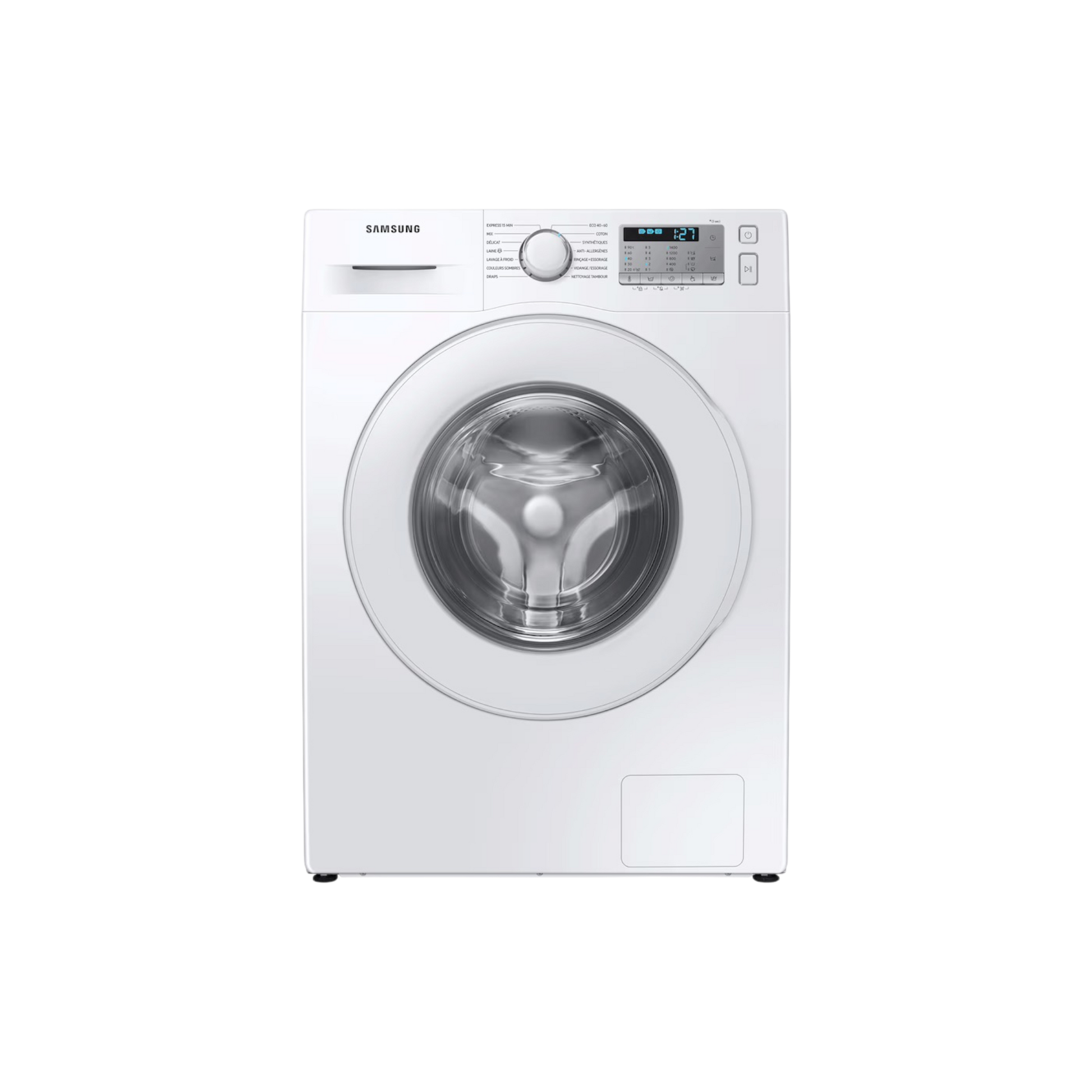 Lave-Linge Hublot 8 kg Reconditionné SAMSUNG WW80TA046TH : vue de face
