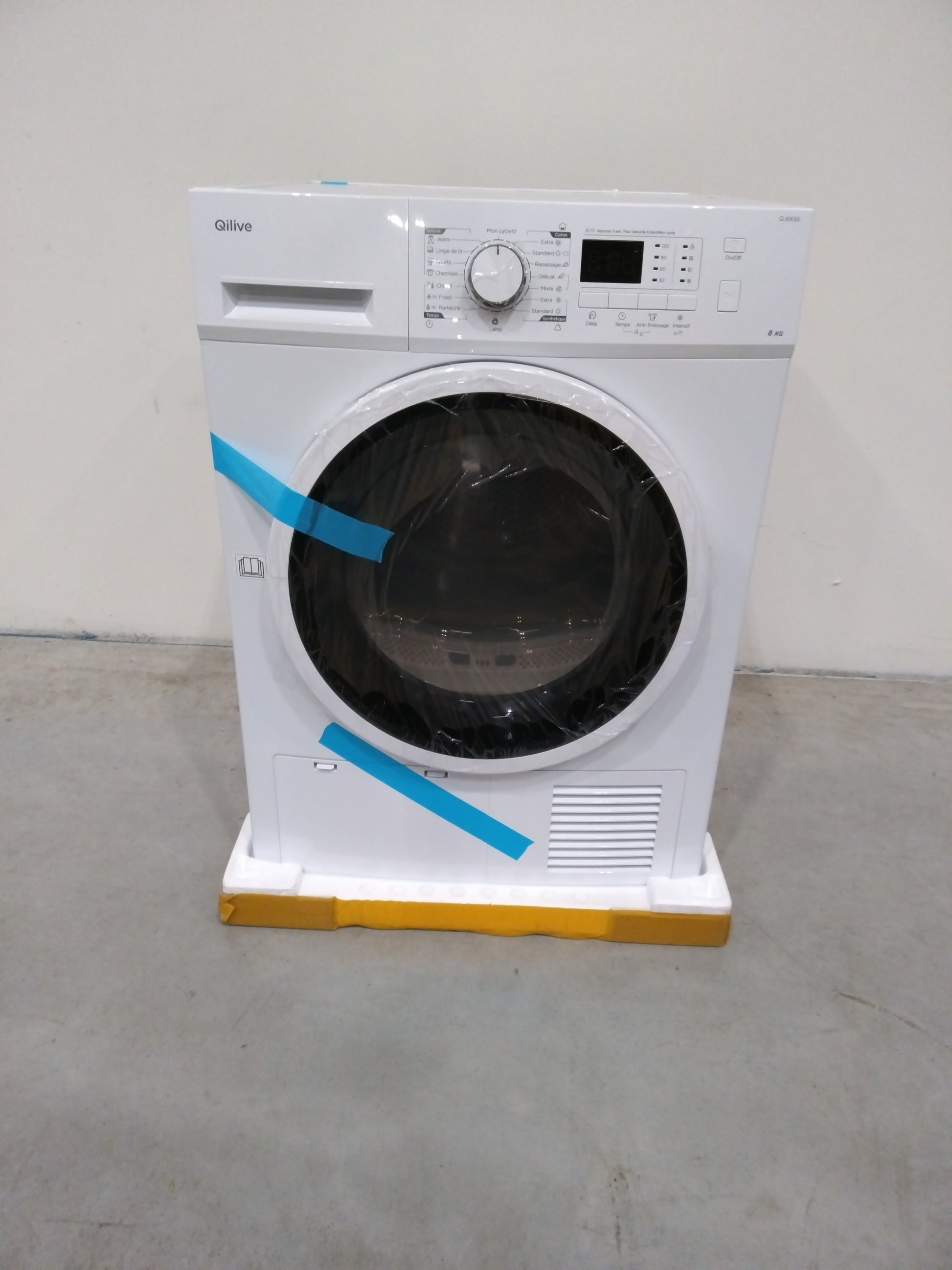 Seche-linge condensation 8 kg Reconditionné QILIVE Q.6836