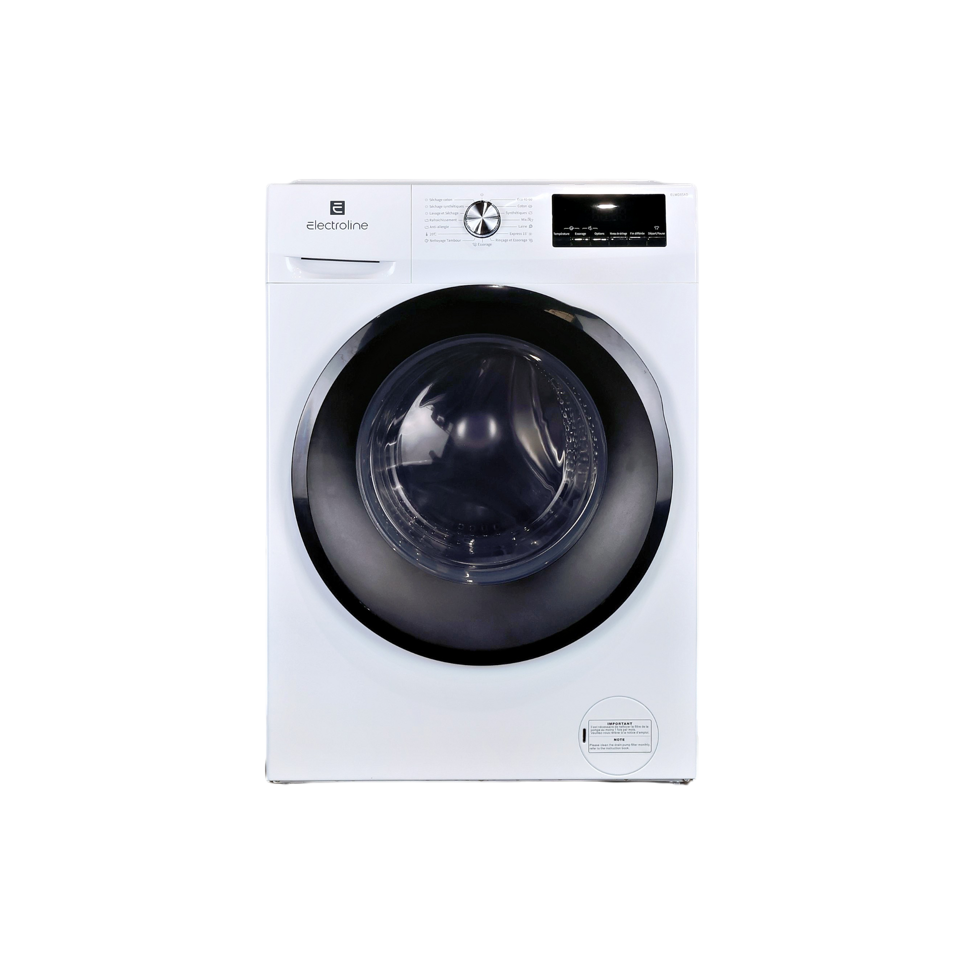 Lave-linge Sechant 8 kg Reconditionné ELECTROLINE ELWD85AD
